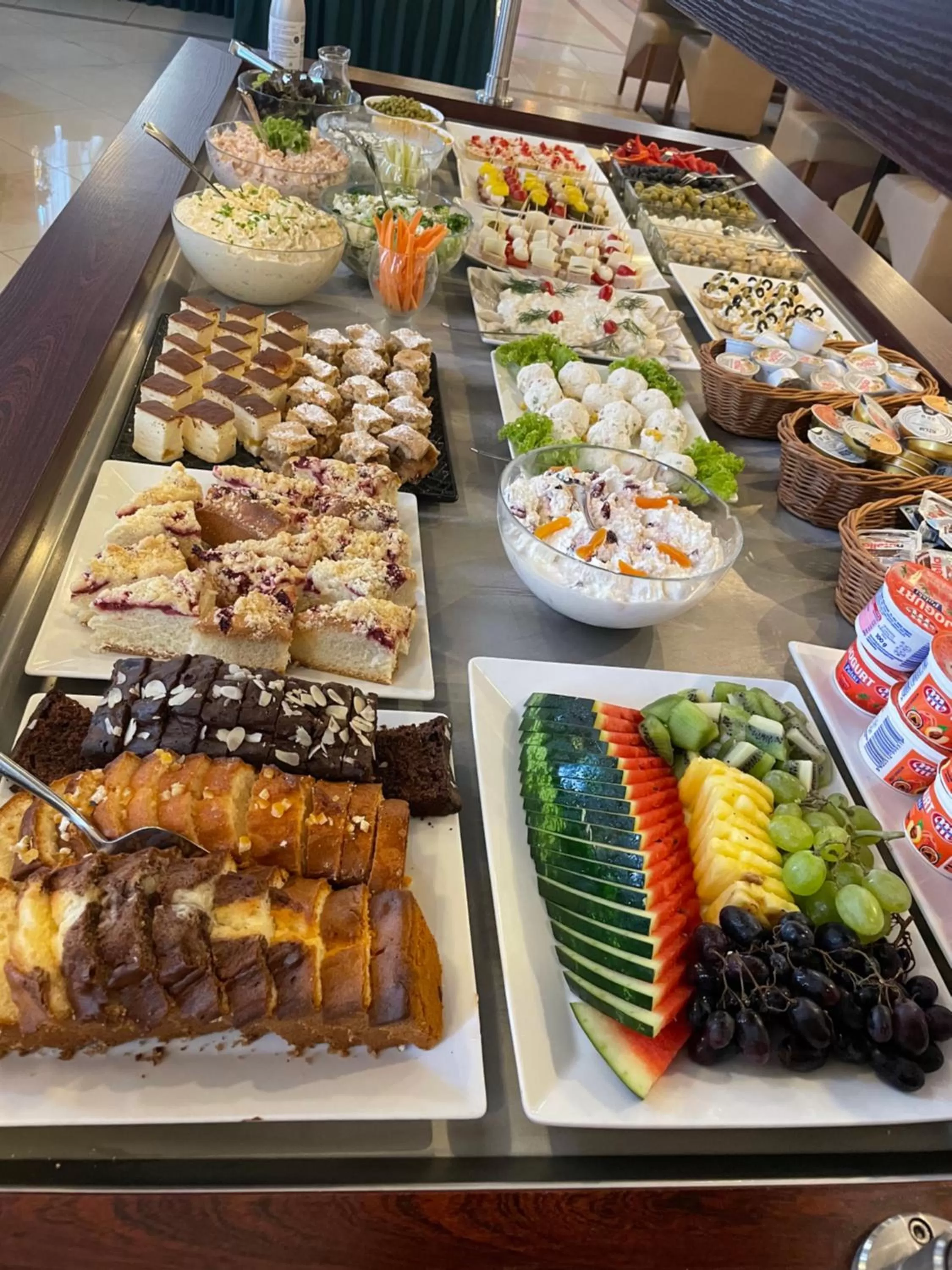 Buffet breakfast in Hotel Great Polonia Conrad Kraków