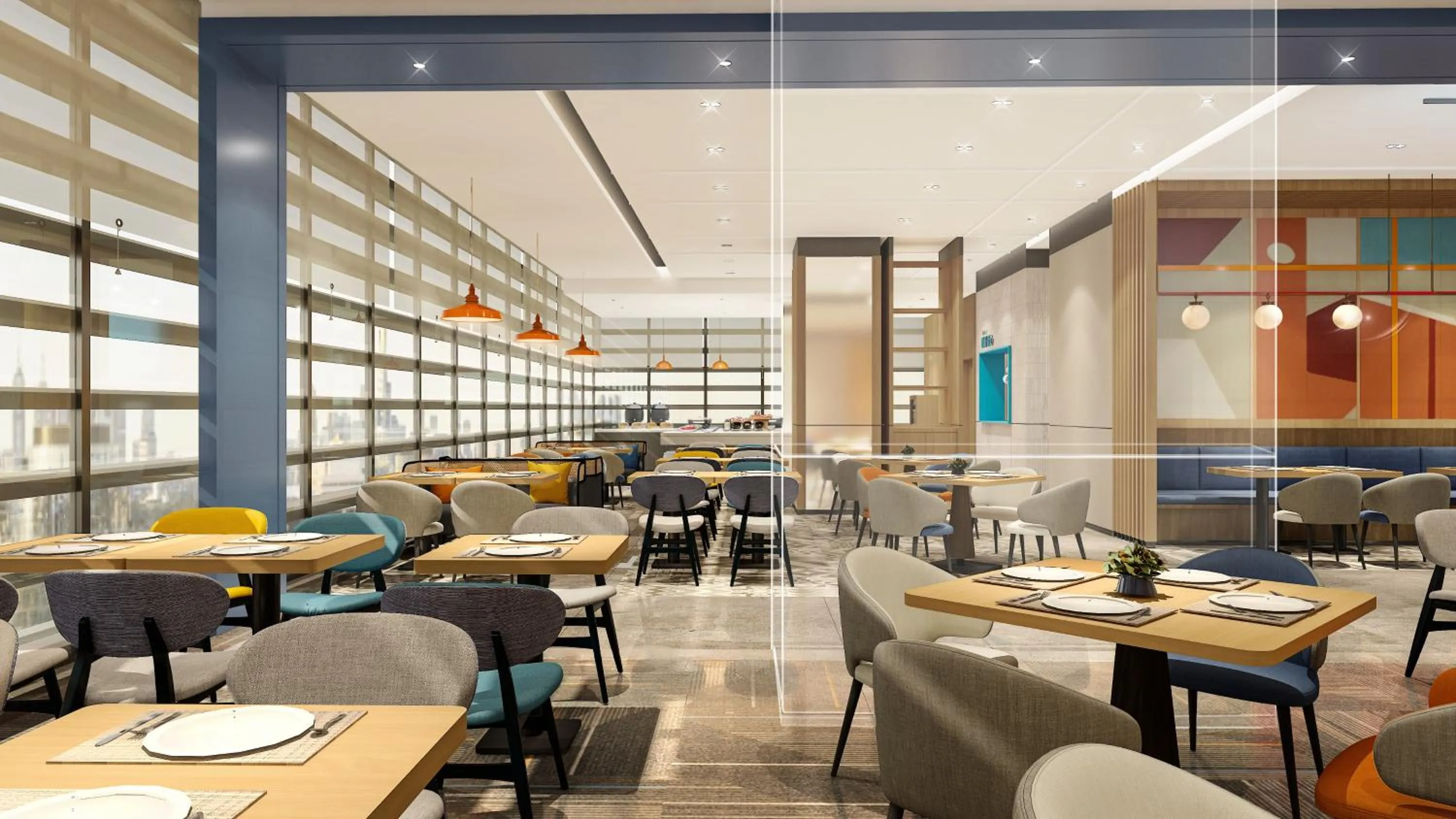 Restaurant/places to eat in Holiday Inn Express Chongqing Caiyun Lake by IHG