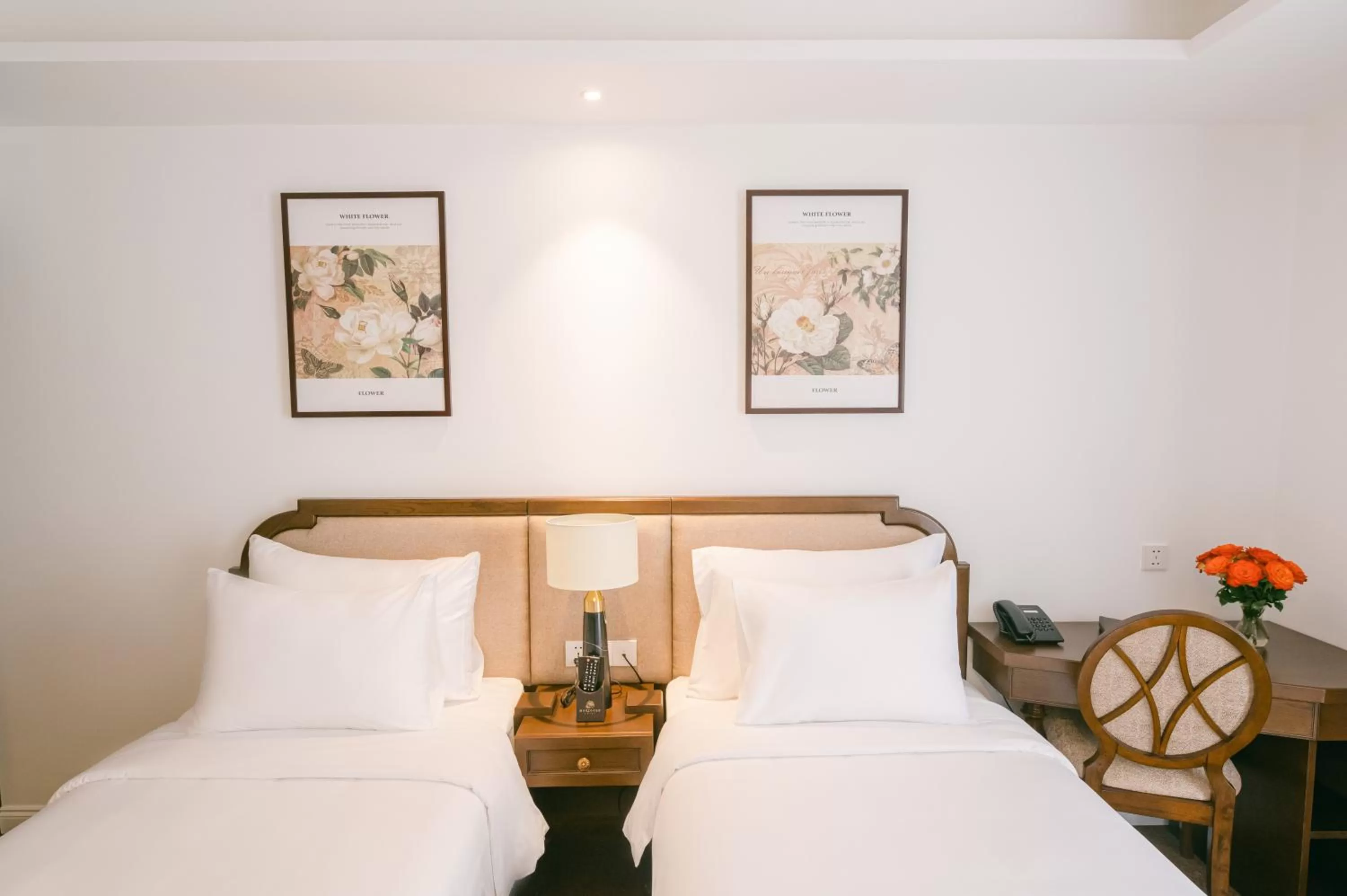 Bed in Marigold Hotel Hanoi