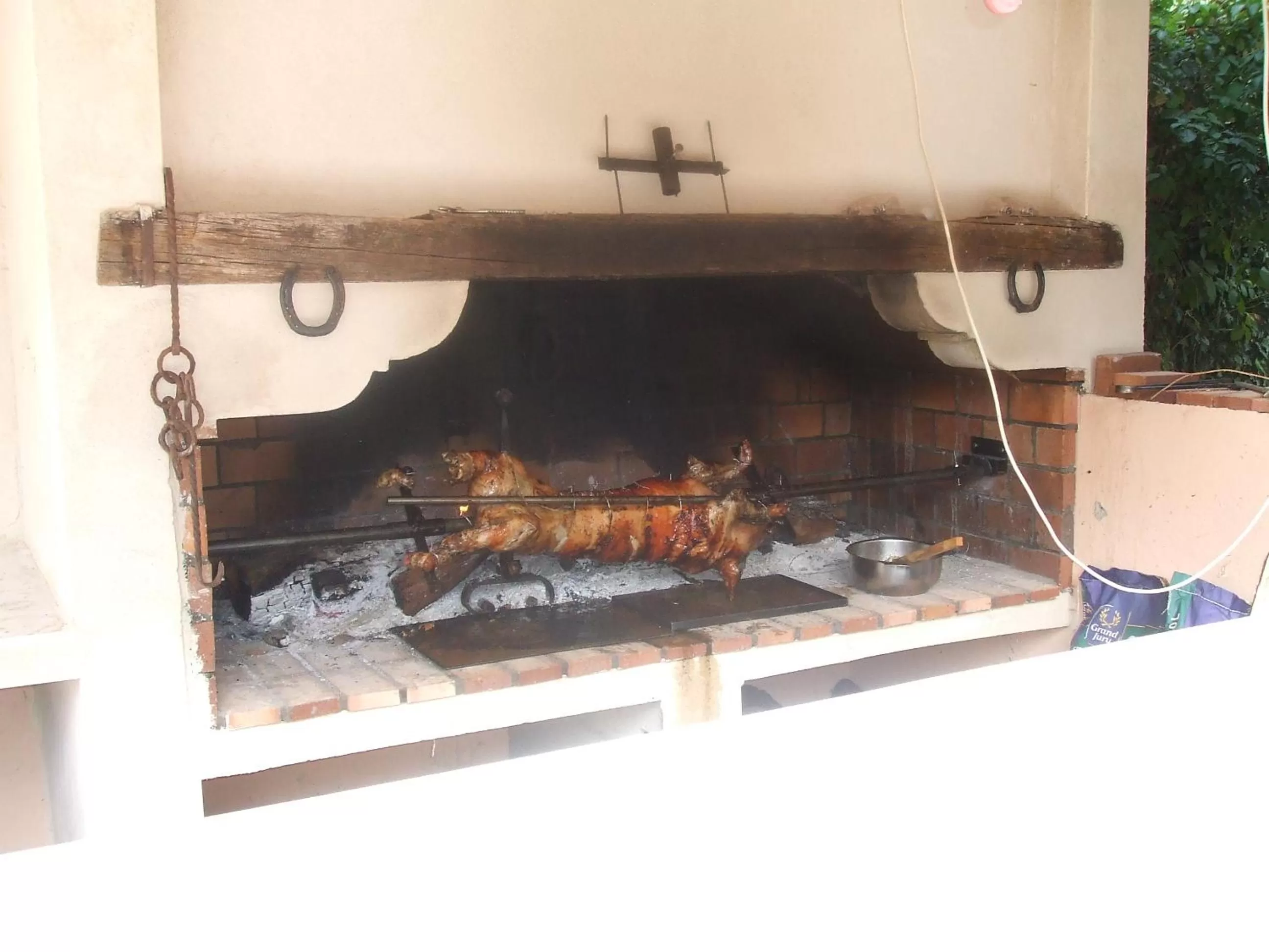 BBQ facilities in Le Relais de la RN7