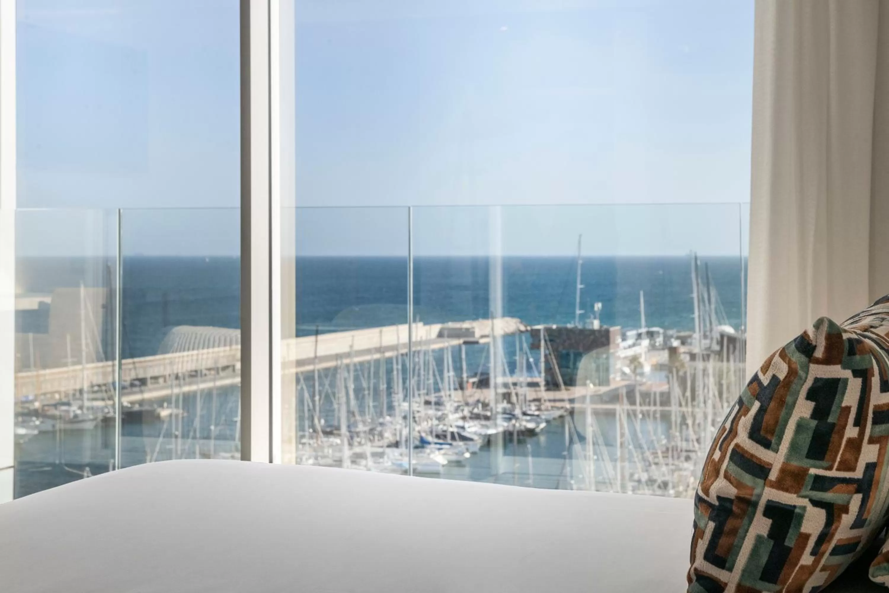 Bedroom, Bed in Hotel Marina Badalona