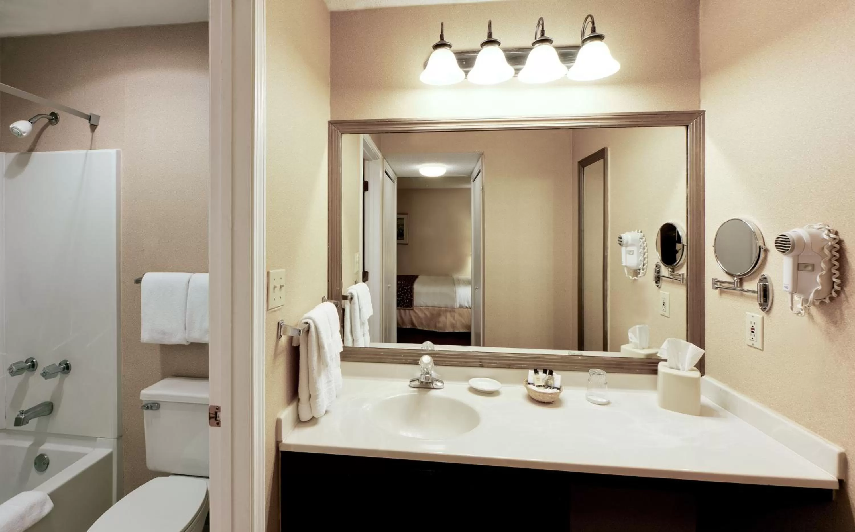 Bathroom in Hawthorn Extended Stay by Wyndham Dayton