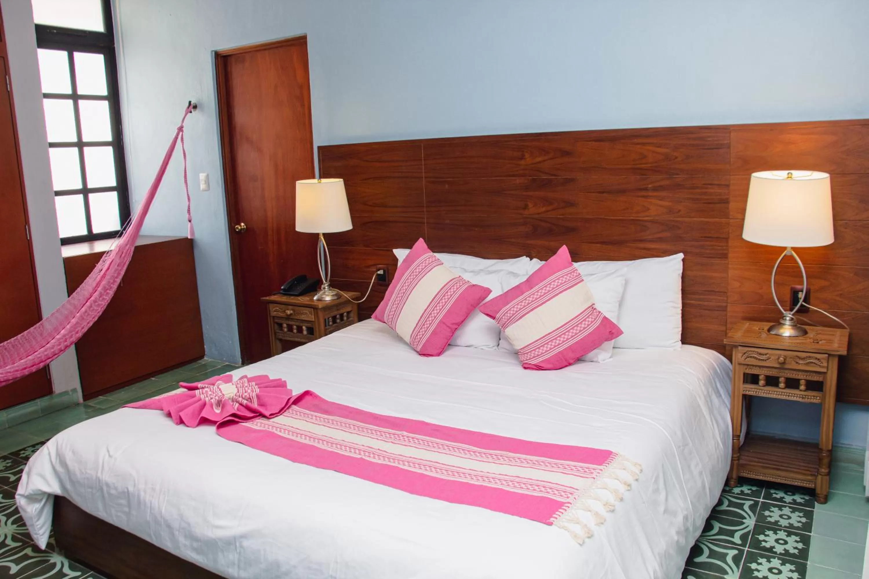 Bed in Hotel Marionetas