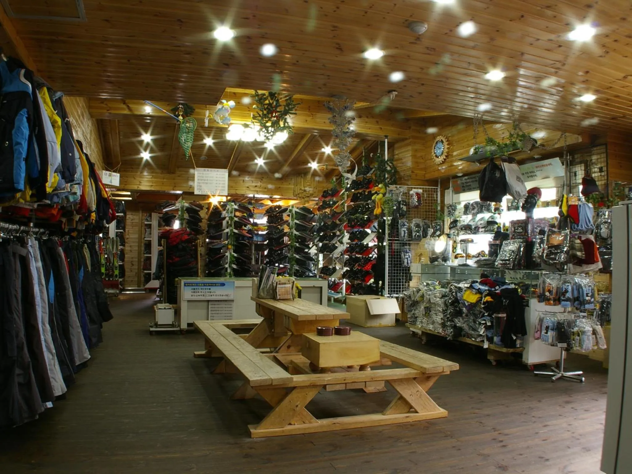 Skiing in White Cabin