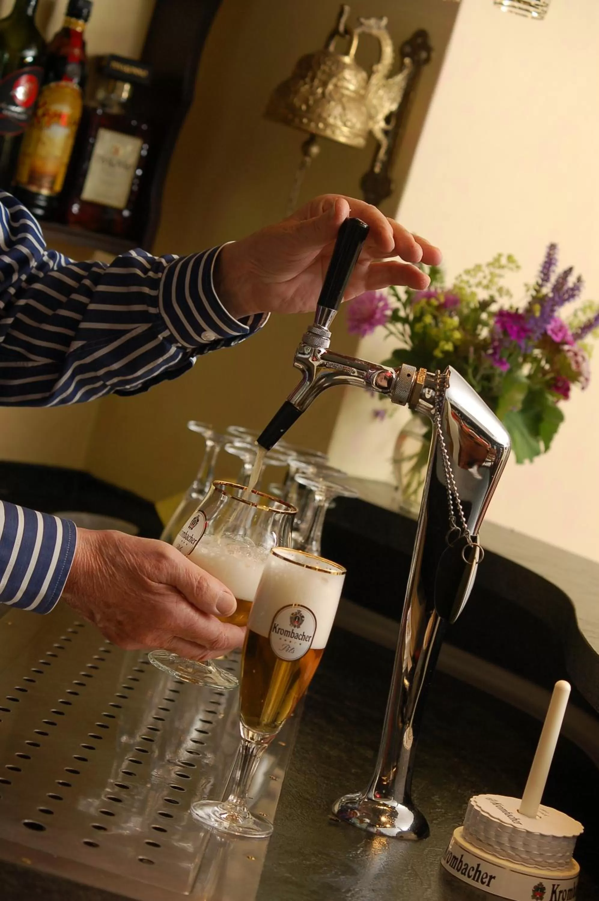 Lounge or bar, Drinks in Ferienhotel Haus Becker