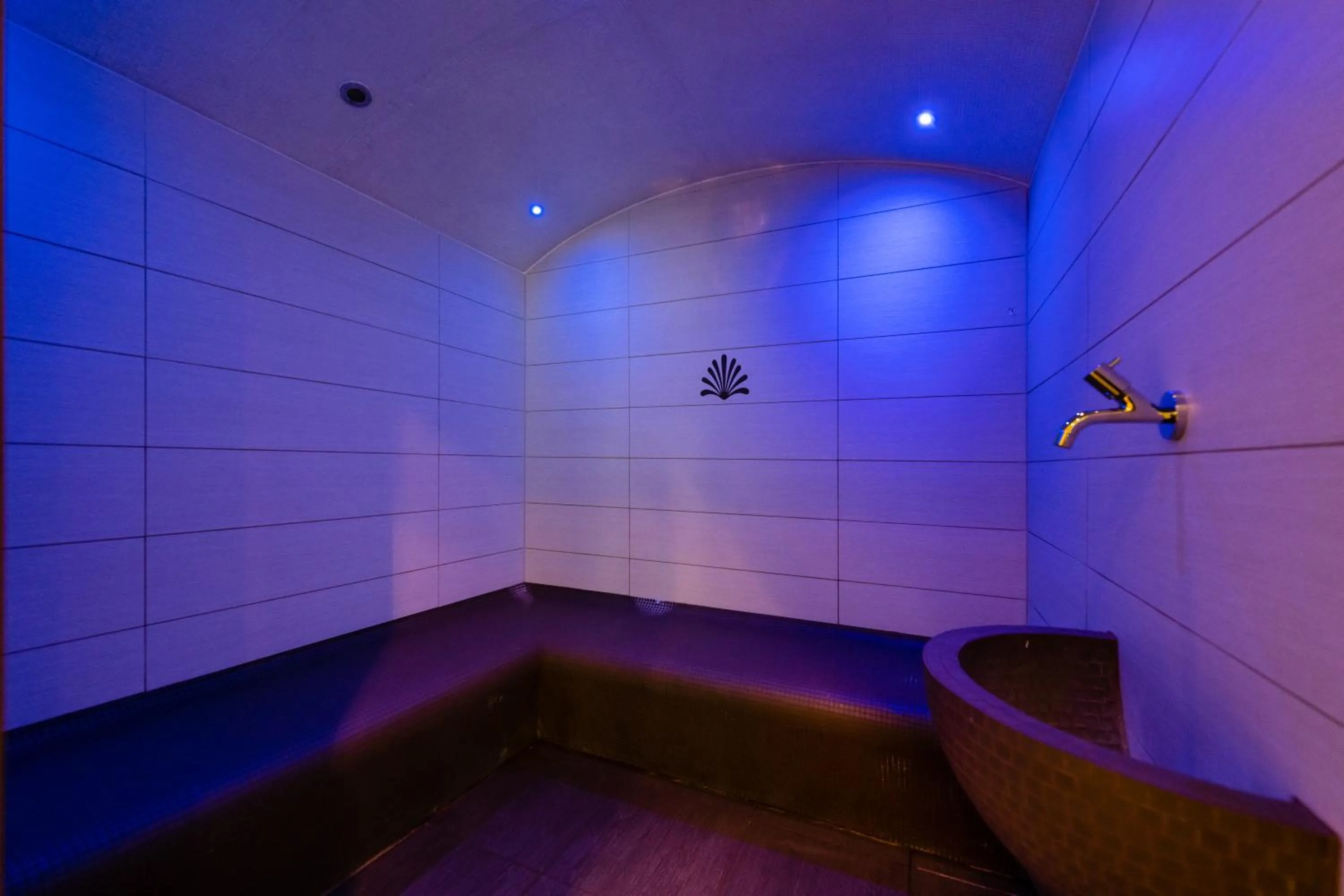 Steam room in Hostellerie Le Petit Manoir