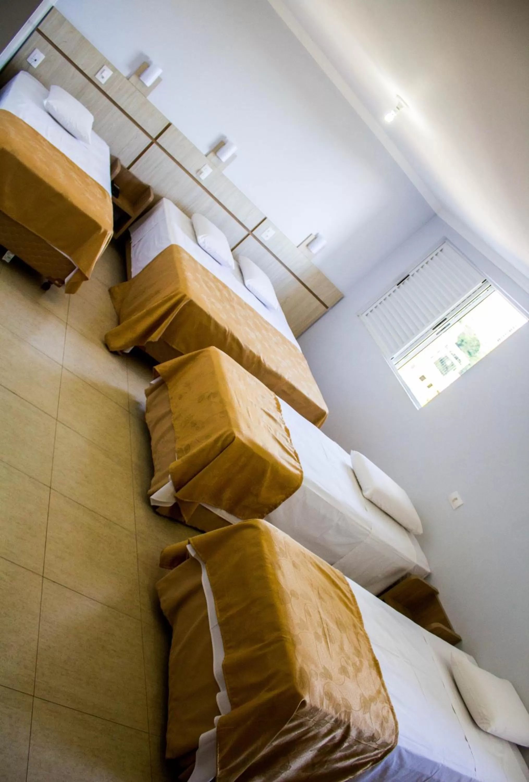 Bed in Hotel Baviera Iguassu