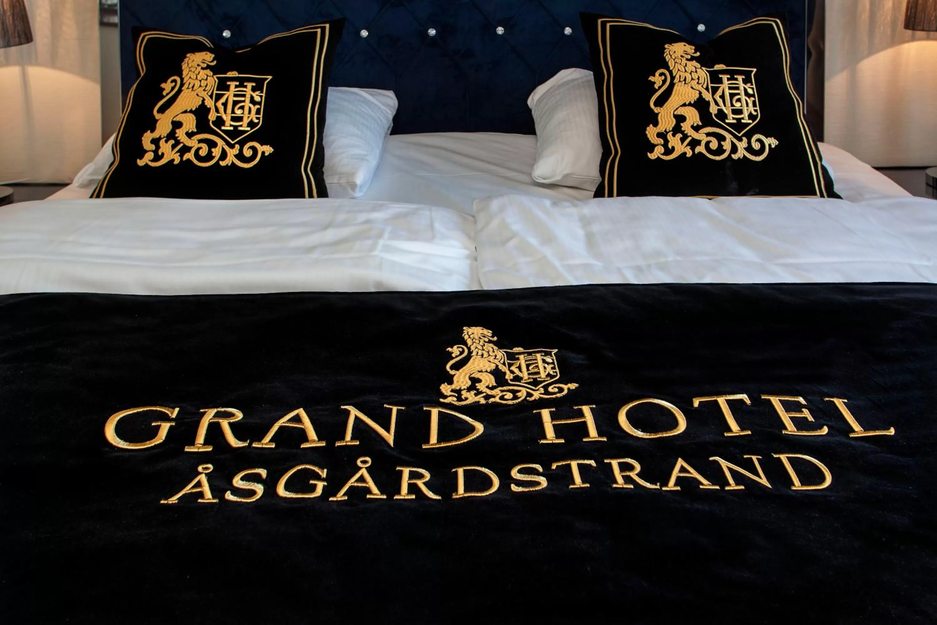 Bed in Grand Hotel Åsgårdstrand - Unike Hoteller