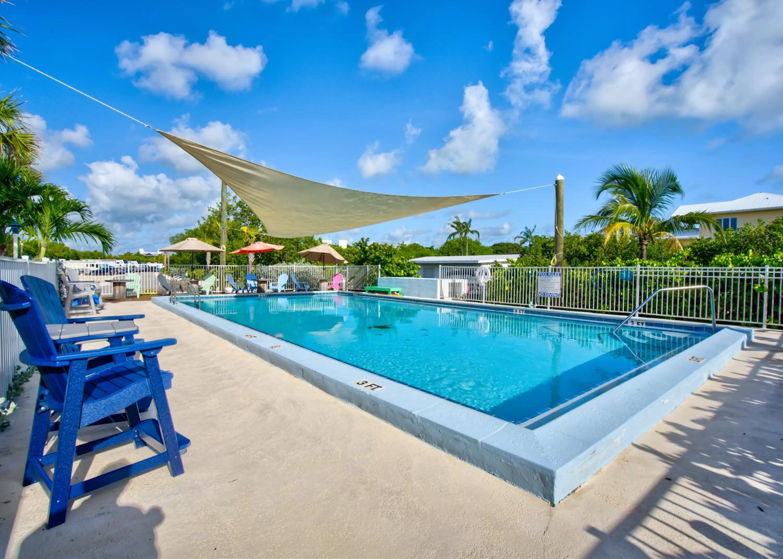 Swimming pool in Coconut Cay Marina & RV Park