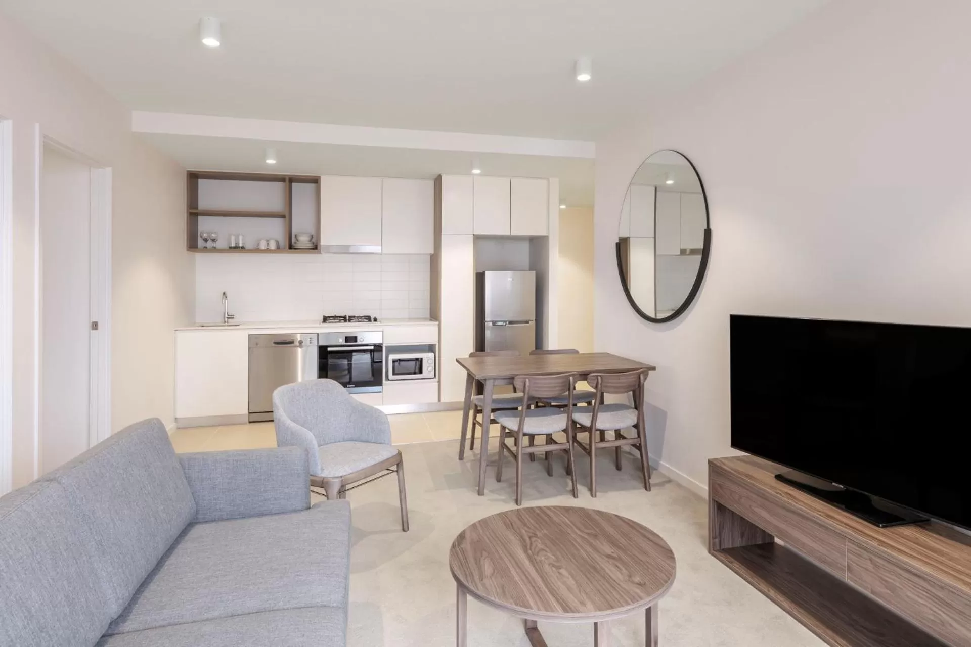 Living room in Brady Apartment Hotel Hardware Lane