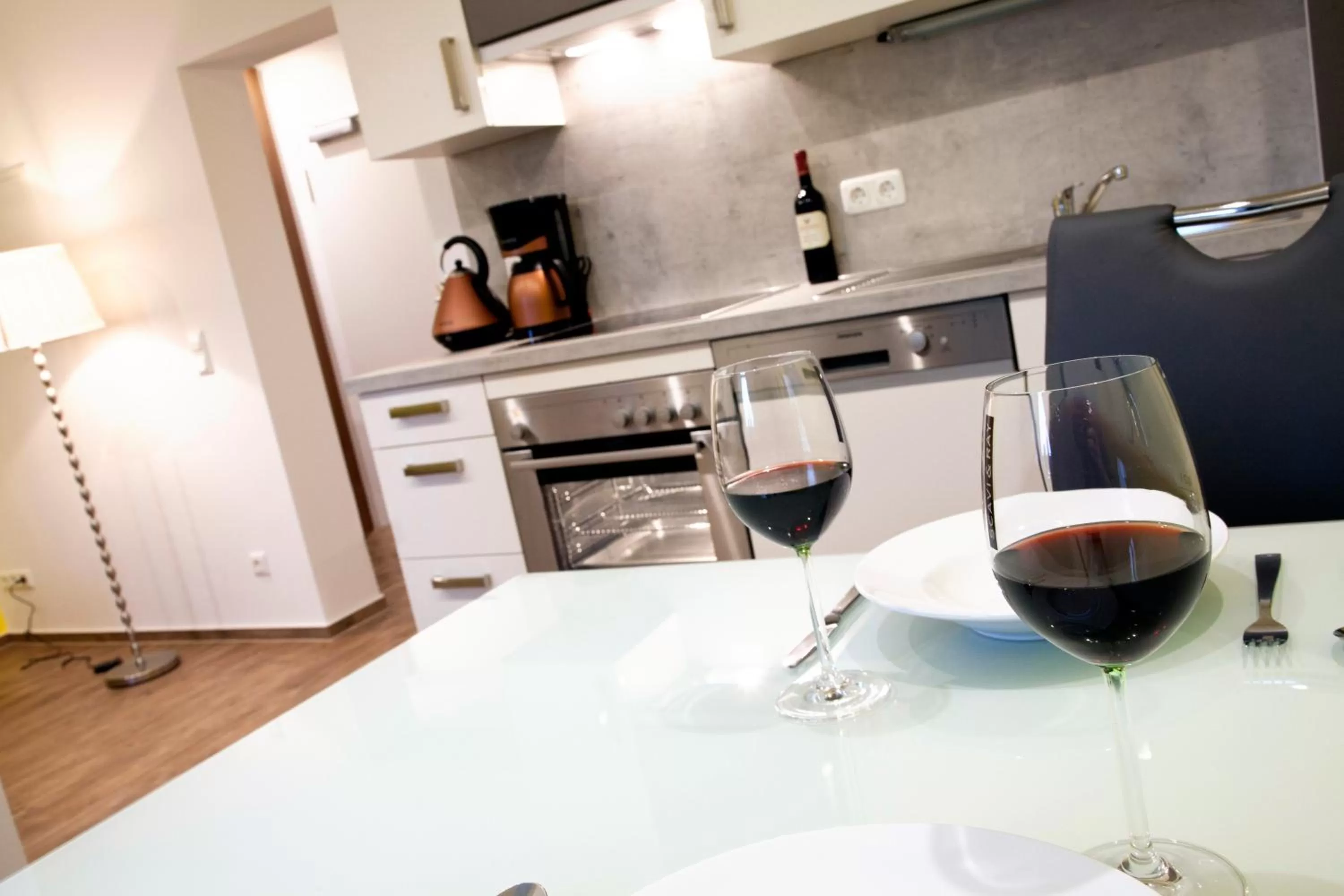 Kitchen or kitchenette in Hotel Zum Goldenen Stern