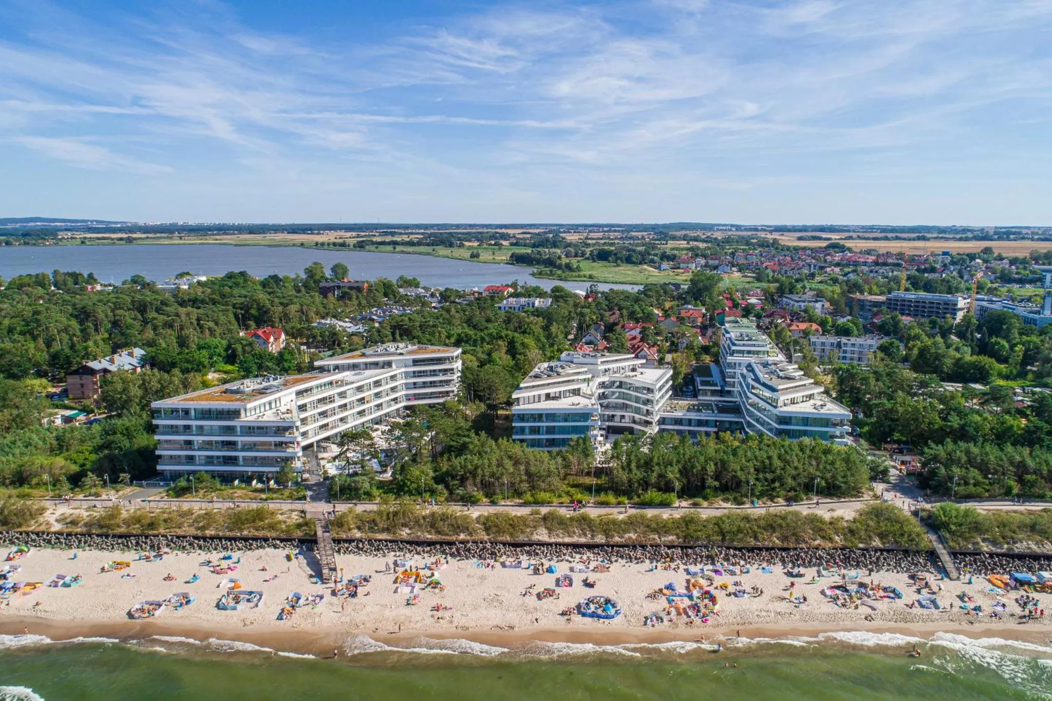 Property building, Bird's-eye View in Dune Resort Mielno - A