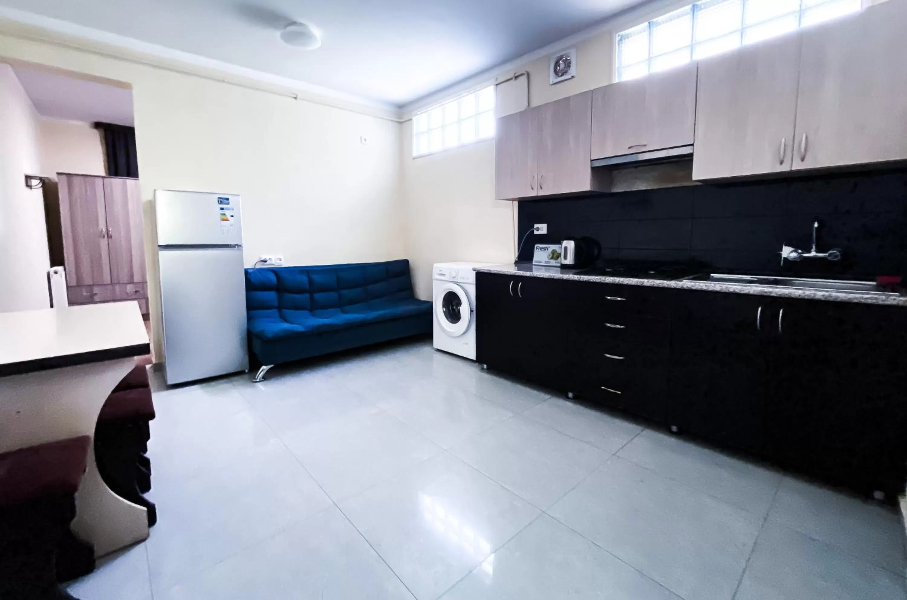 Kitchen or kitchenette in Hotel Salosi