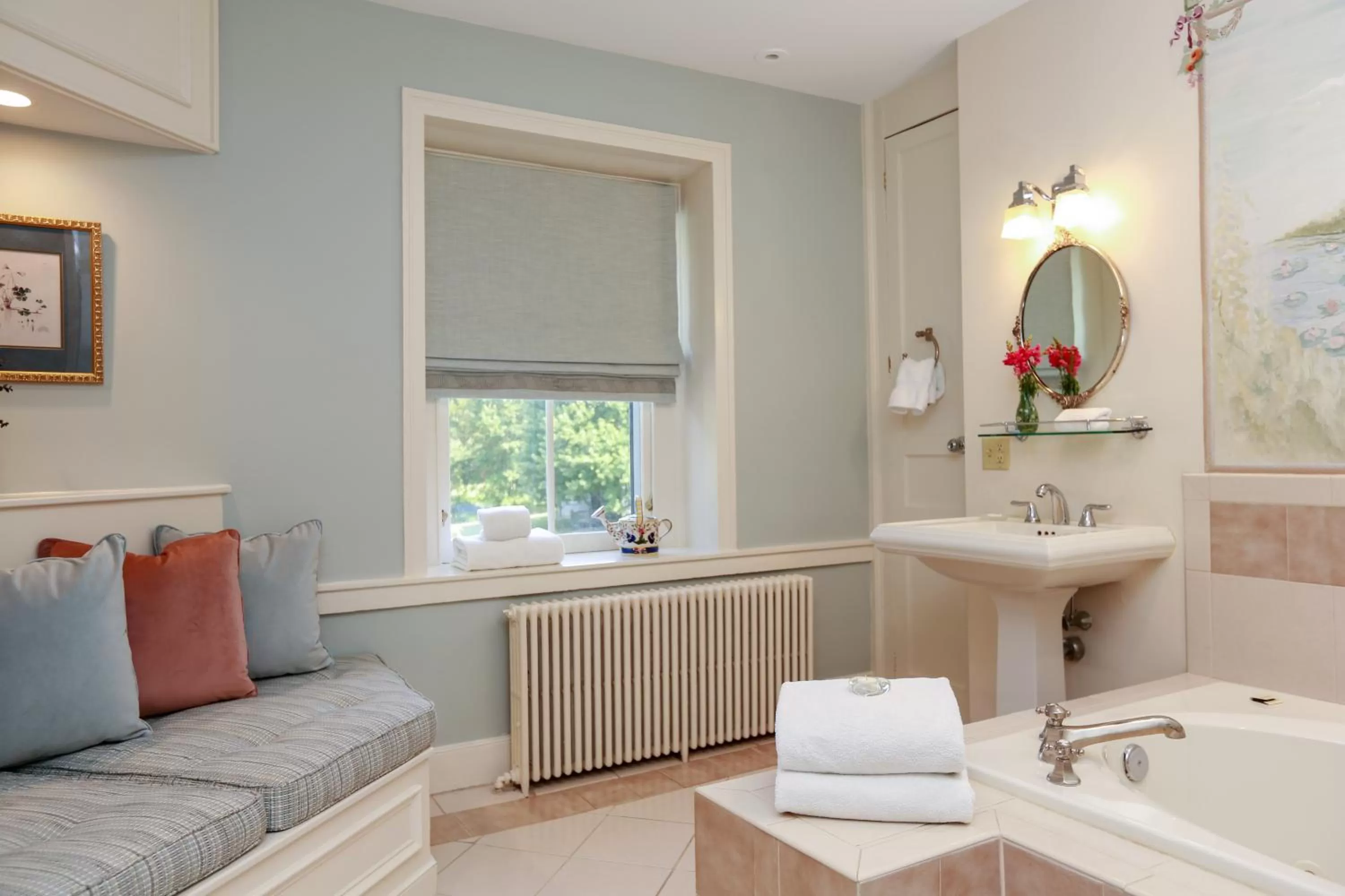 Bathroom in Woolverton Inn