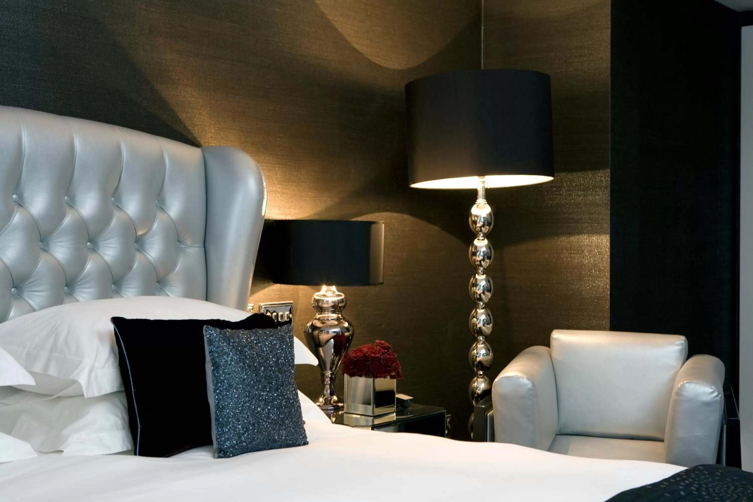 Bed in Karma Sanctum Soho Hotel