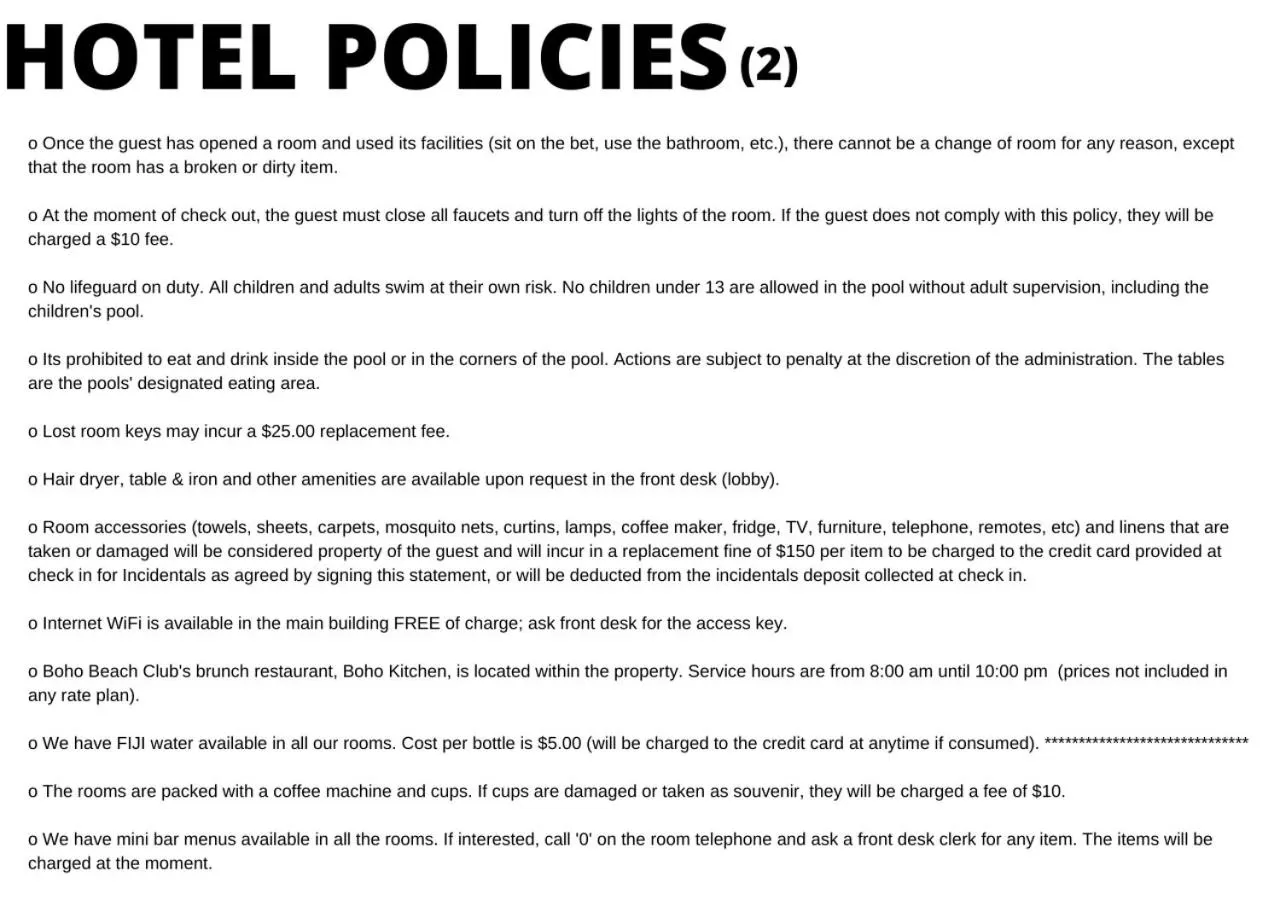 Logo/Certificate/Sign in BOHO Beach Club