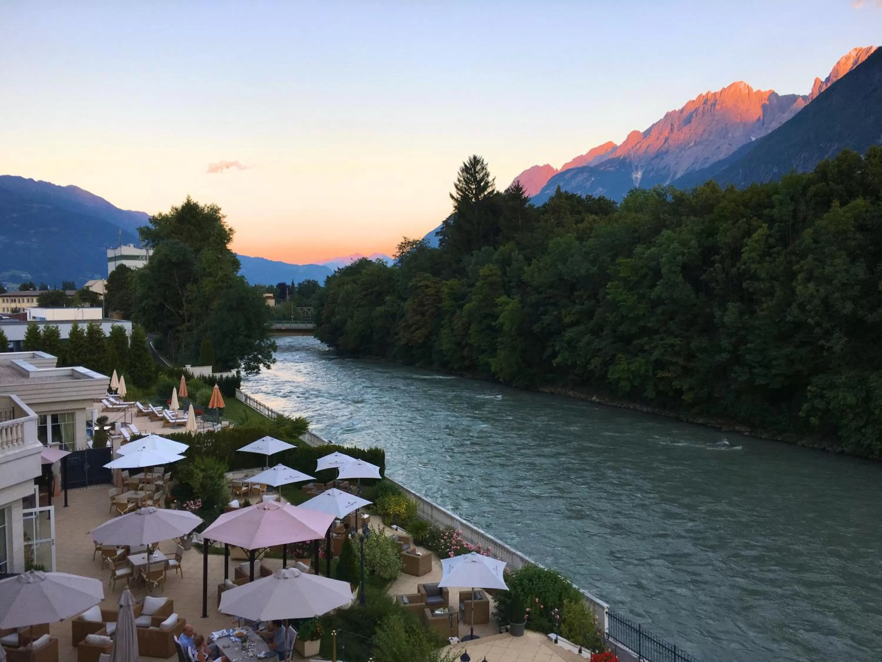 Mountain view in Grandhotel Lienz Business-Wellness & Gourmet