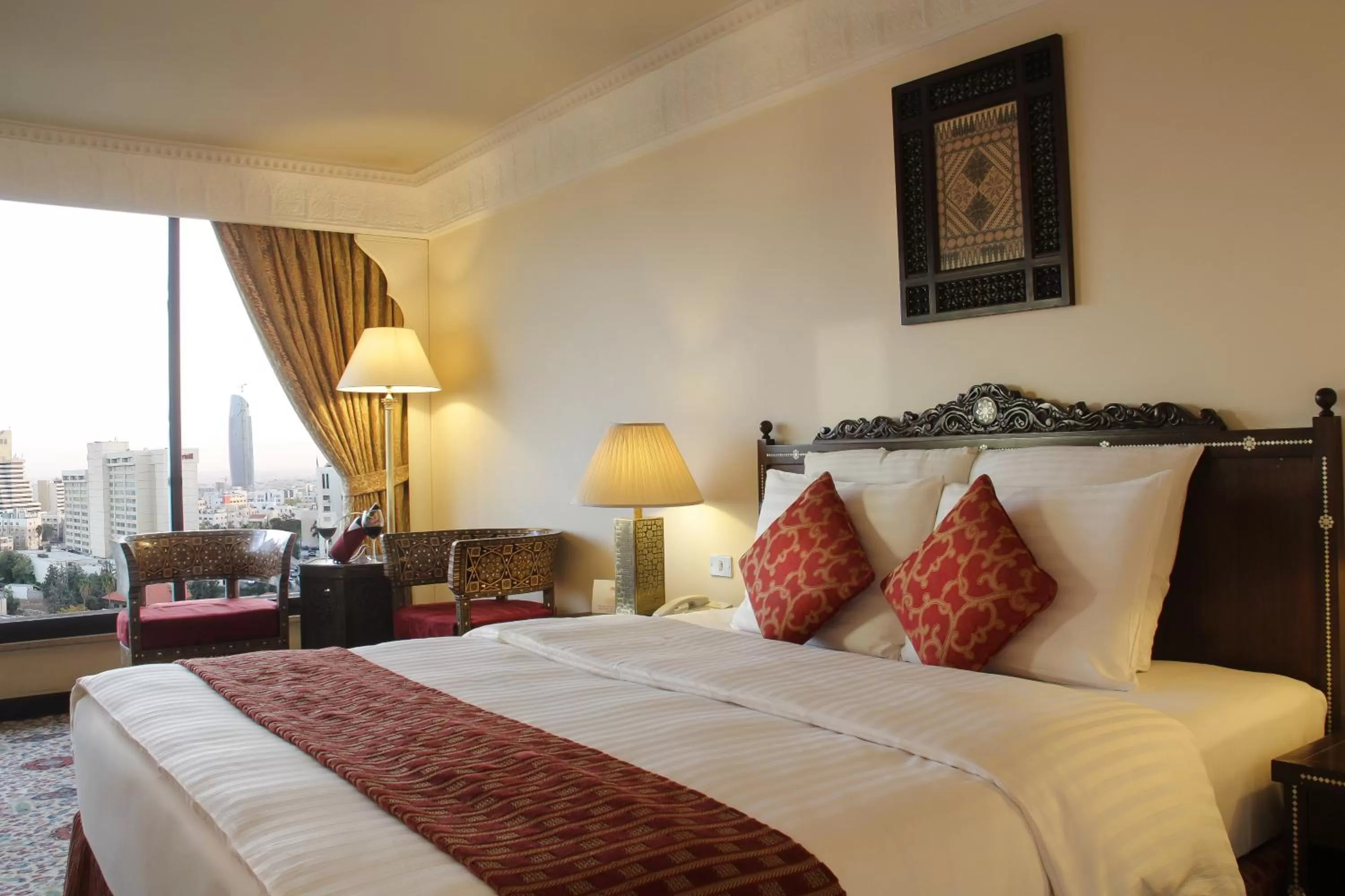 Photo of the whole room, Bed in Regency Palace Amman