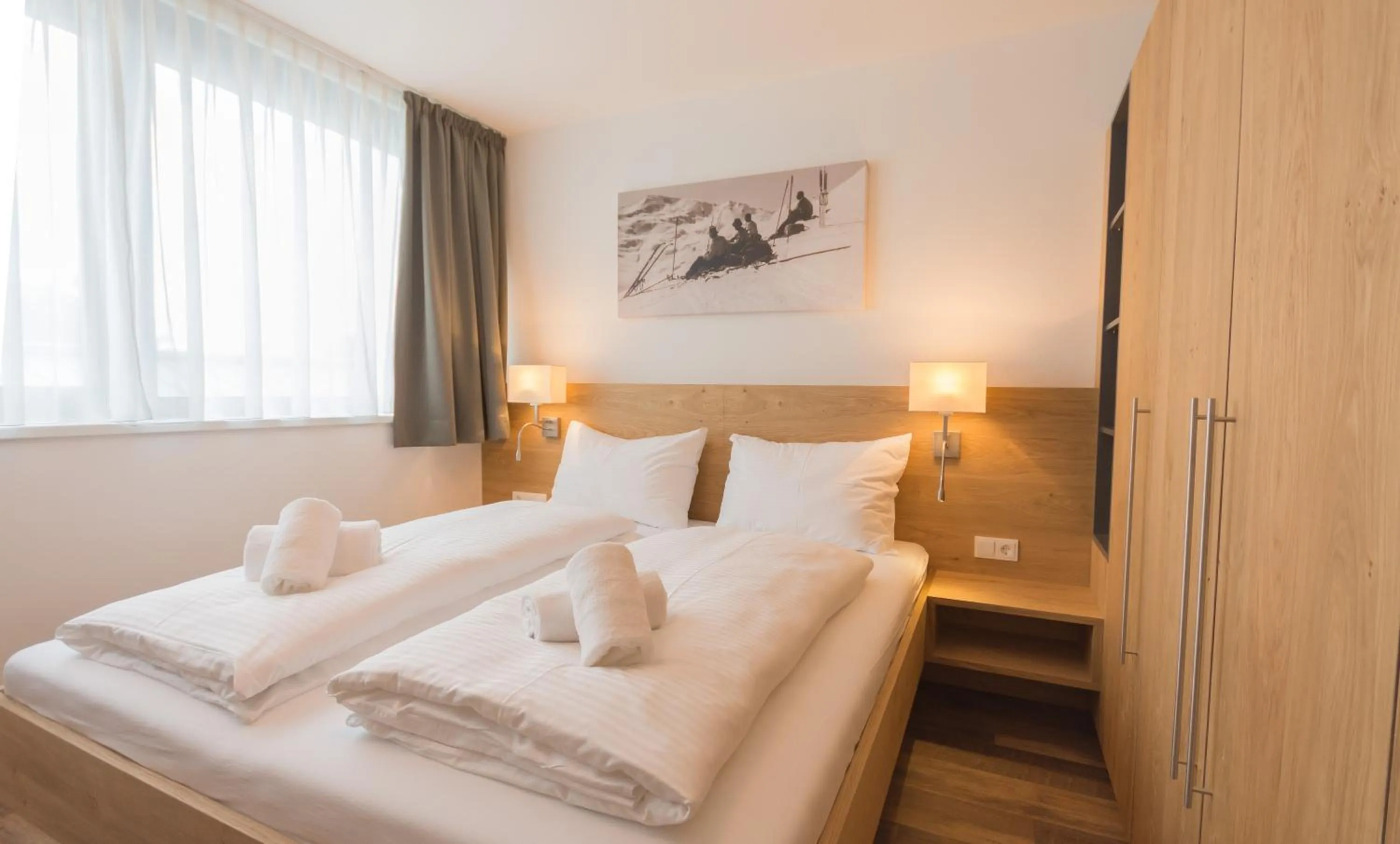 Bedroom, Bed in Schönblick Residence - Absolut Alpine Apartments