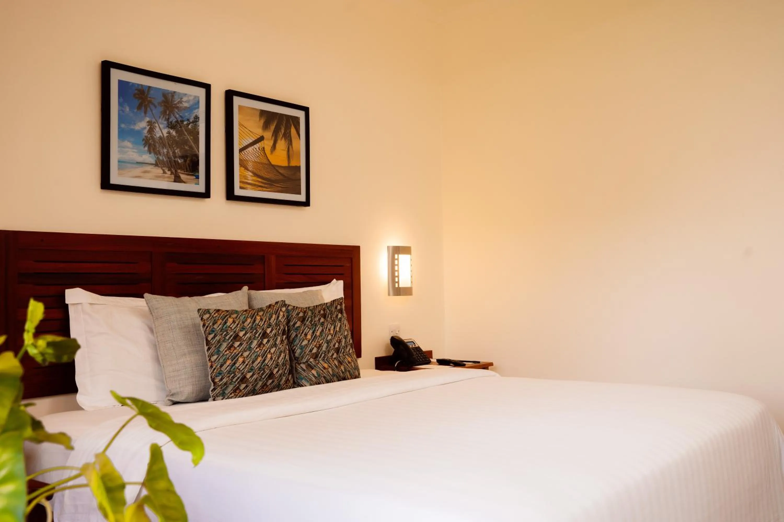 Bed in White Sands Hotel