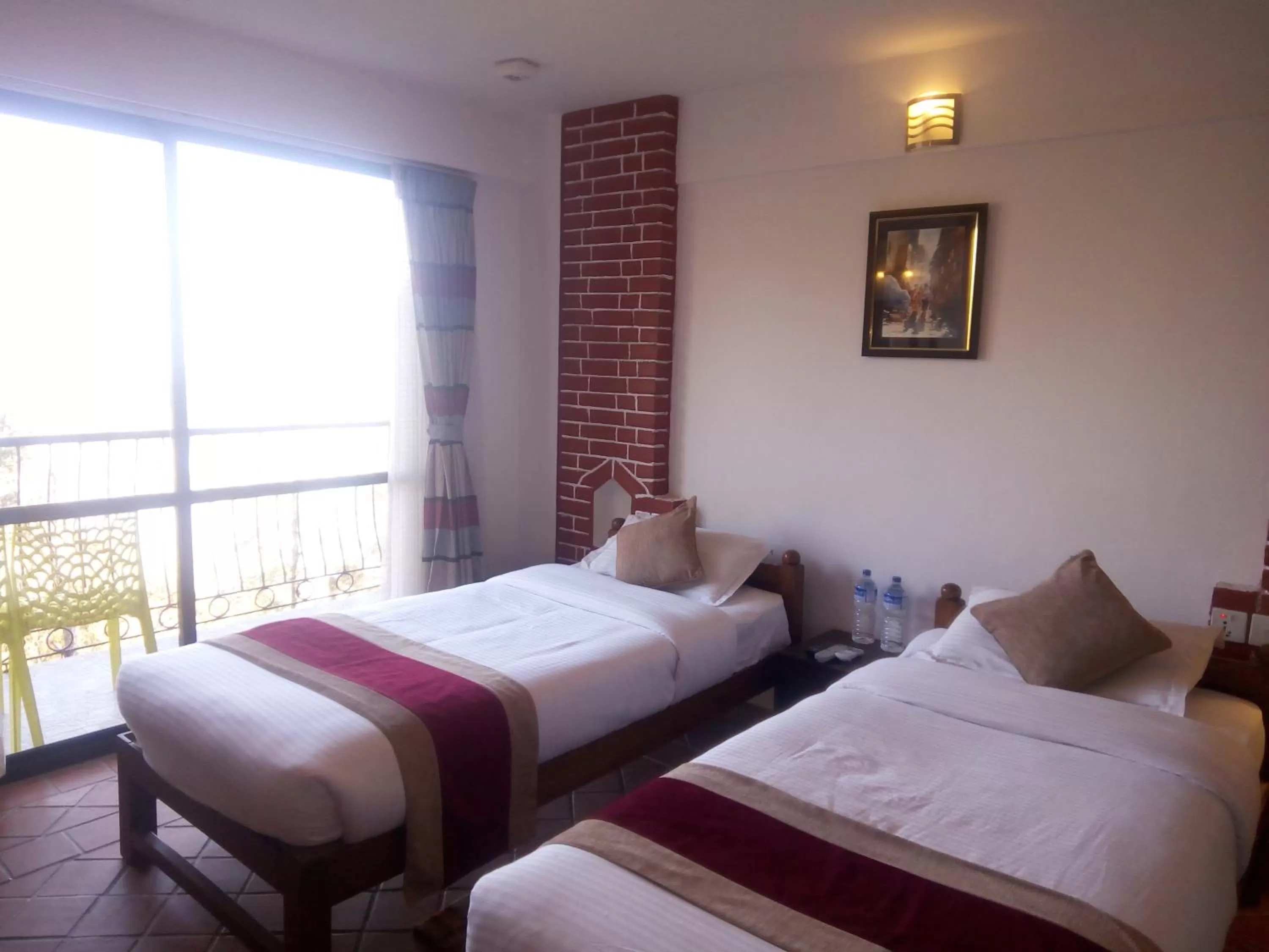 Photo of the whole room, Bed in Hotel Himalayan Villa - Nagarkot