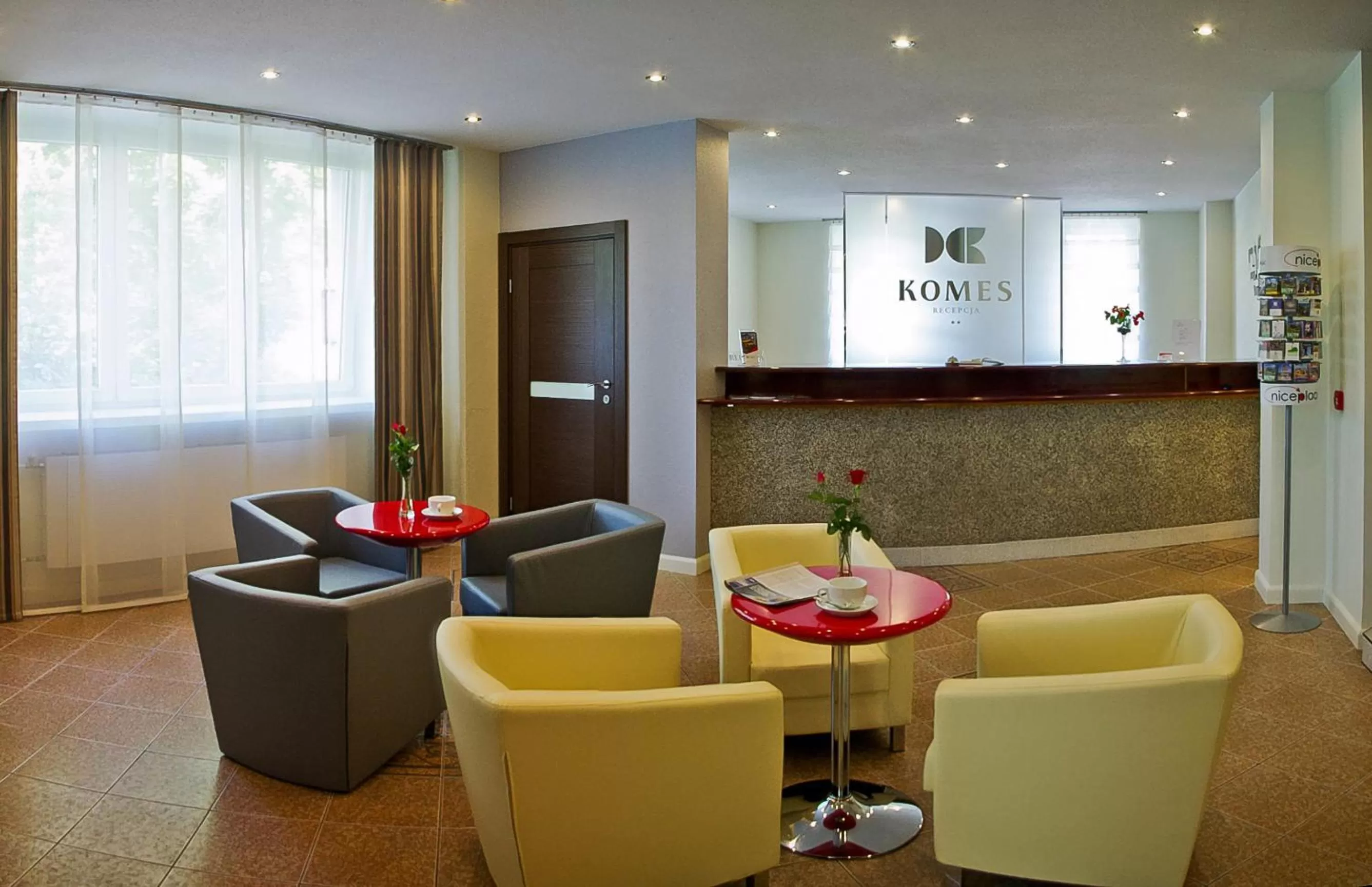 Lobby or reception in Hotel Komes