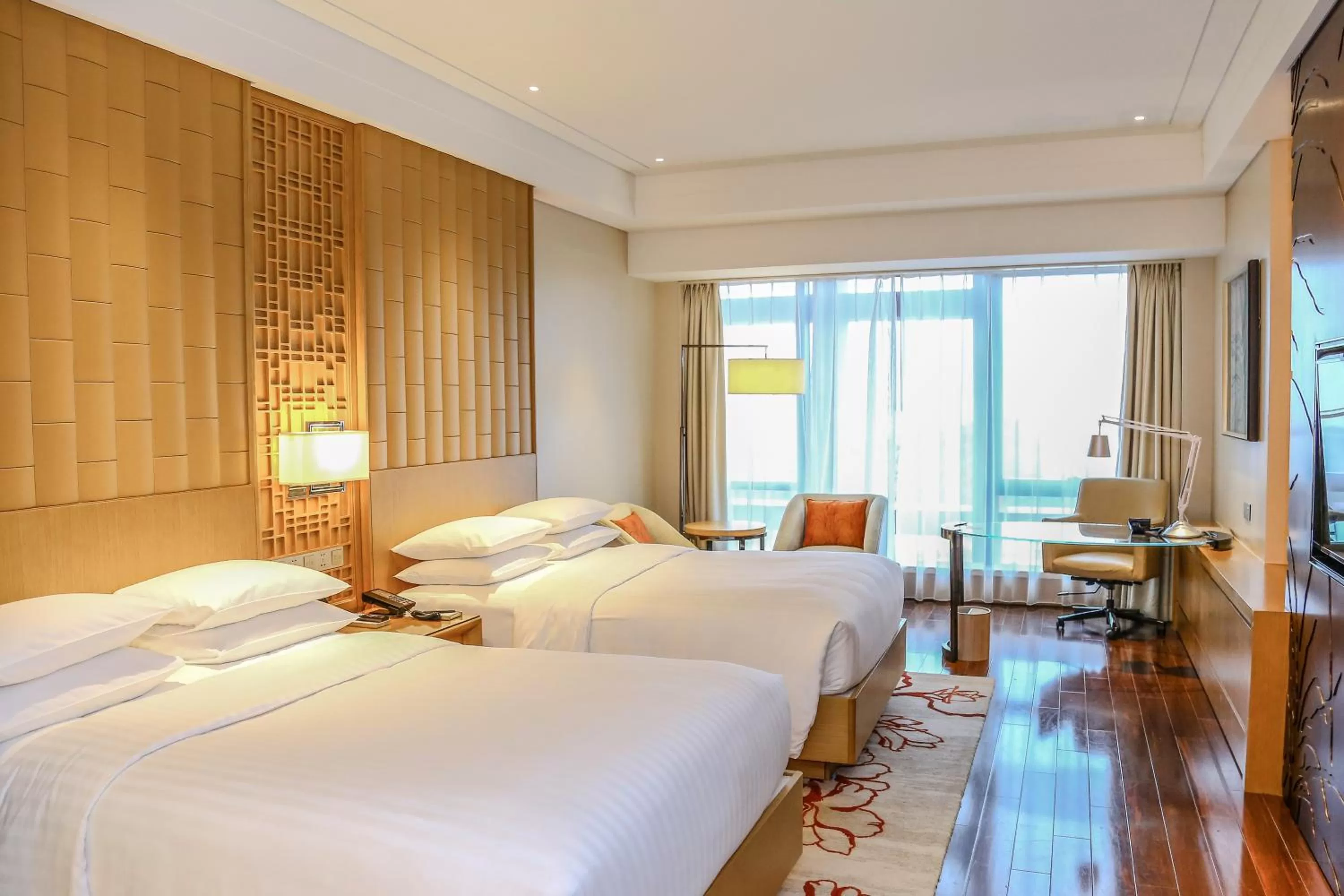 Bedroom, Bed in Zhuhai Marriott Hotel
