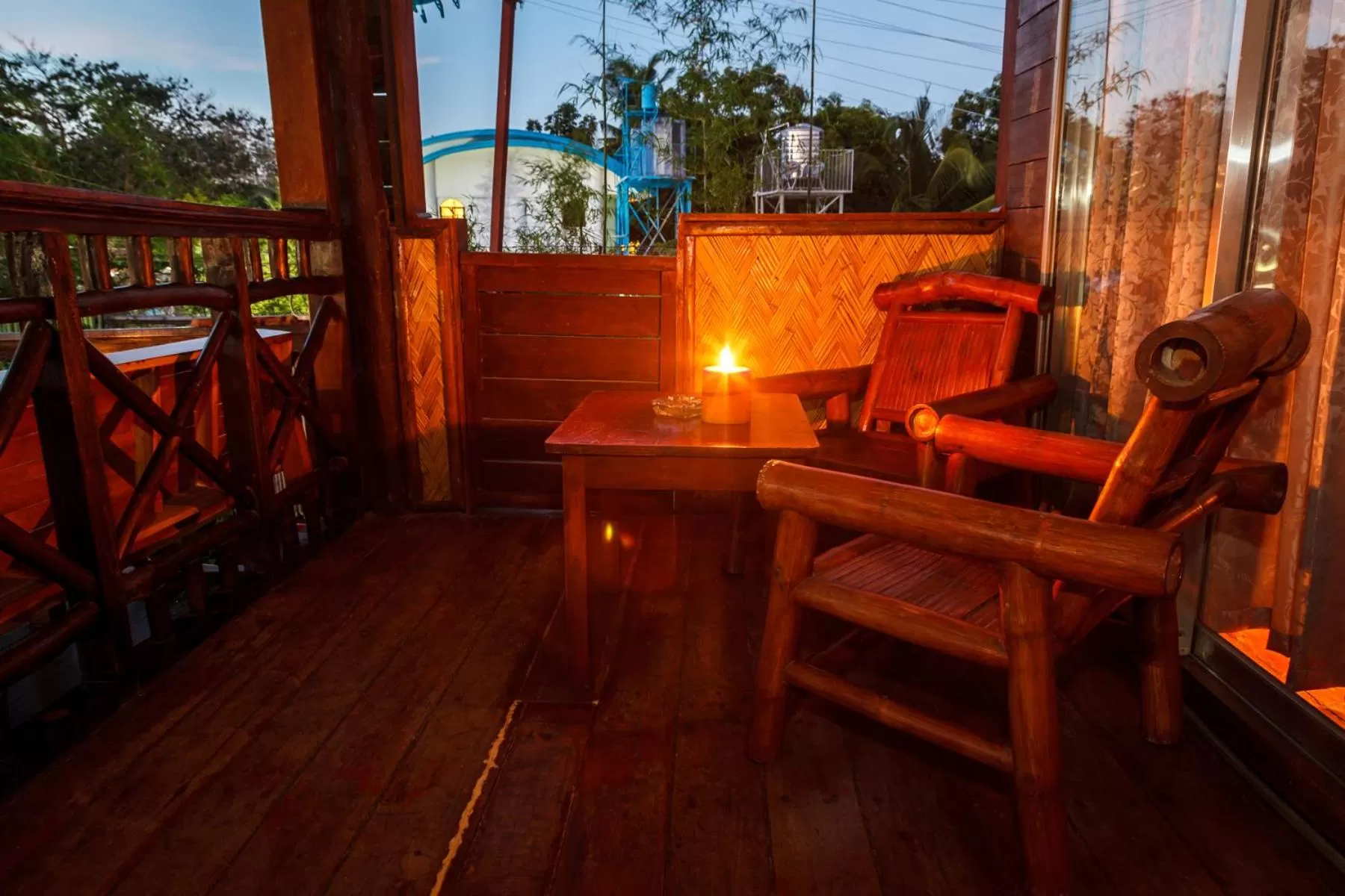 Patio in Lala Panzi Bed and Breakfast