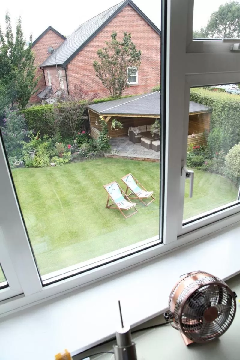 Garden view in The Hinton Guest House