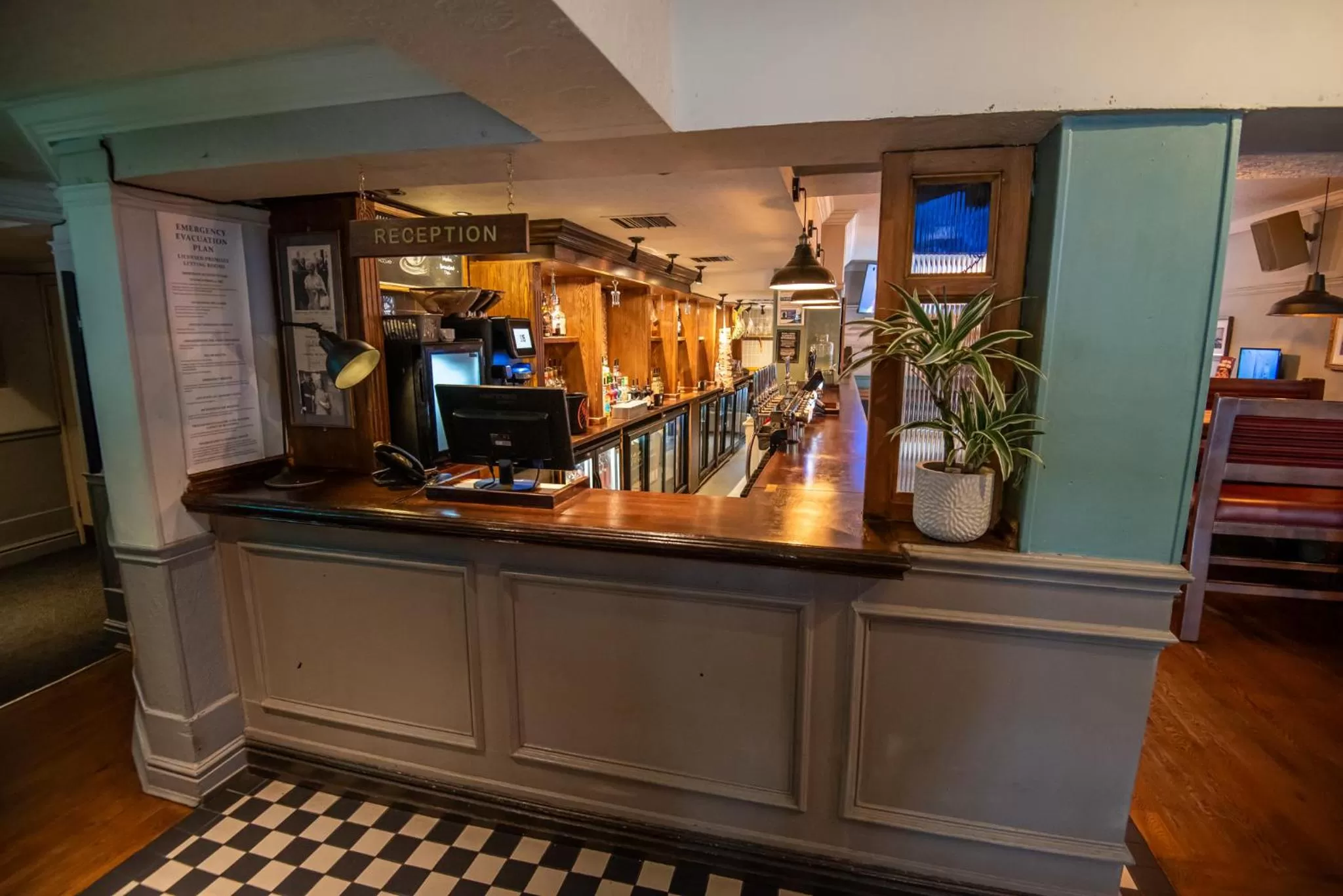 Lobby or reception in The George Inn