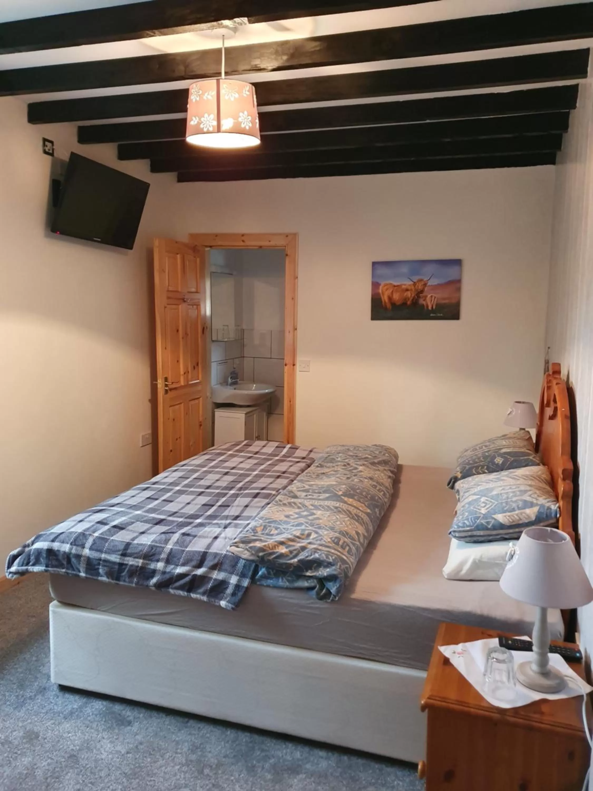 Bedroom, Bed in B&B Drum Farm