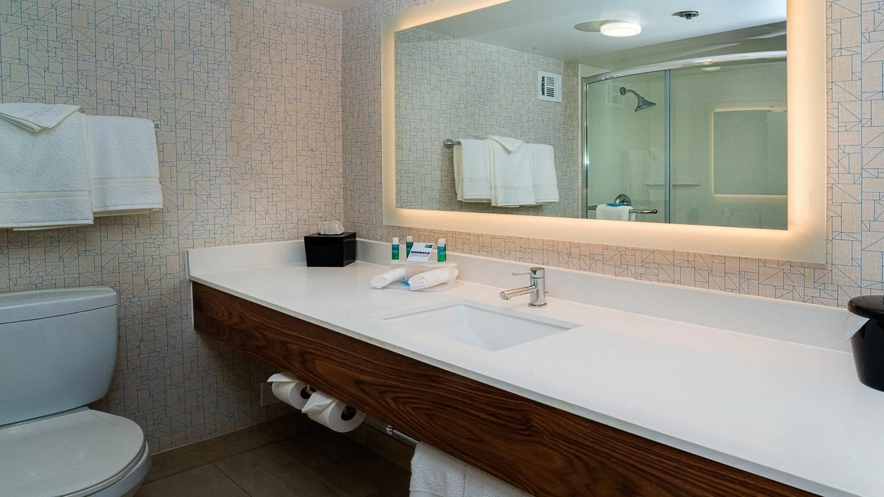 Bathroom in Holiday Inn Express Fullerton-Anaheim by IHG