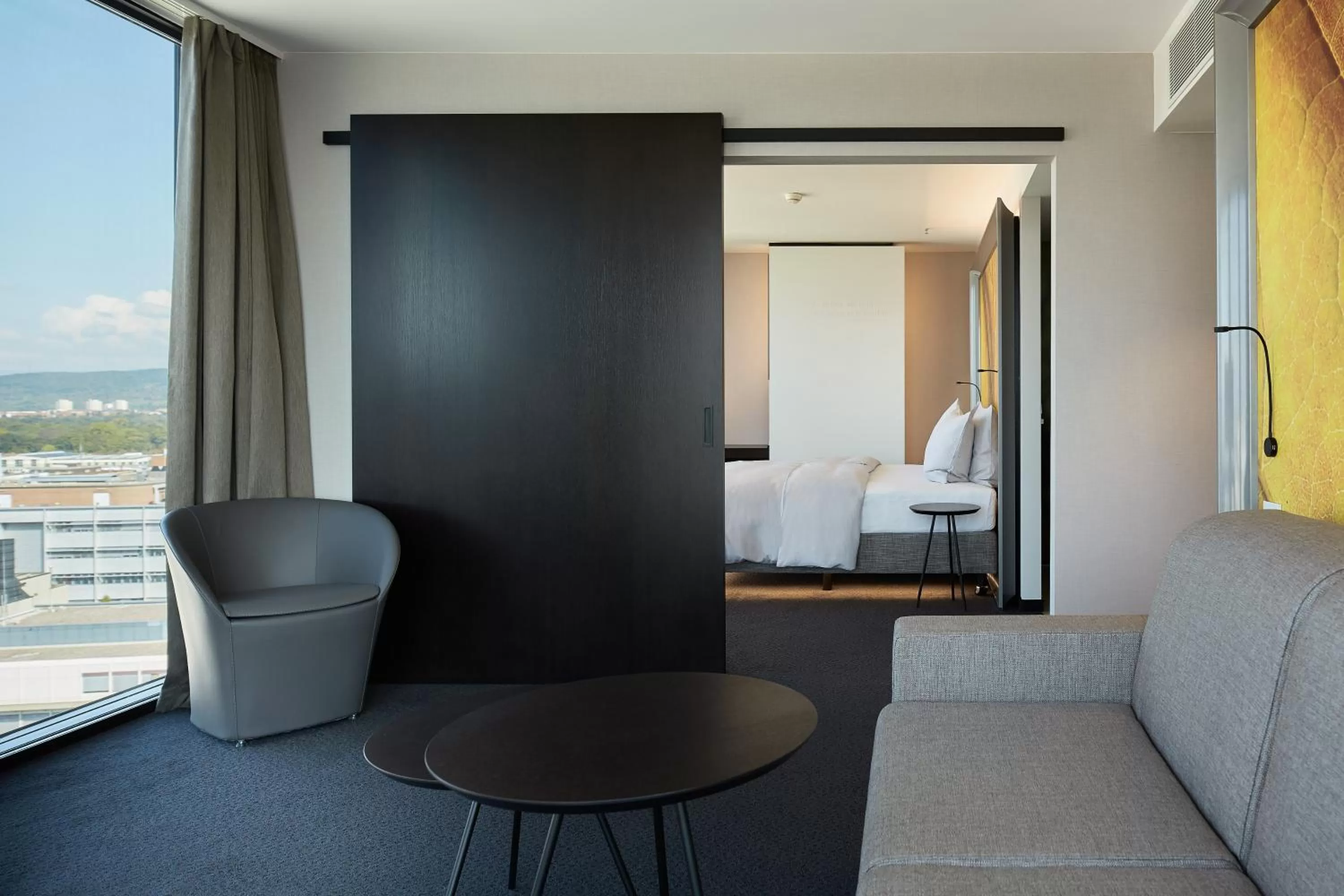 Photo of the whole room, Bed in HYPERION Hotel Basel