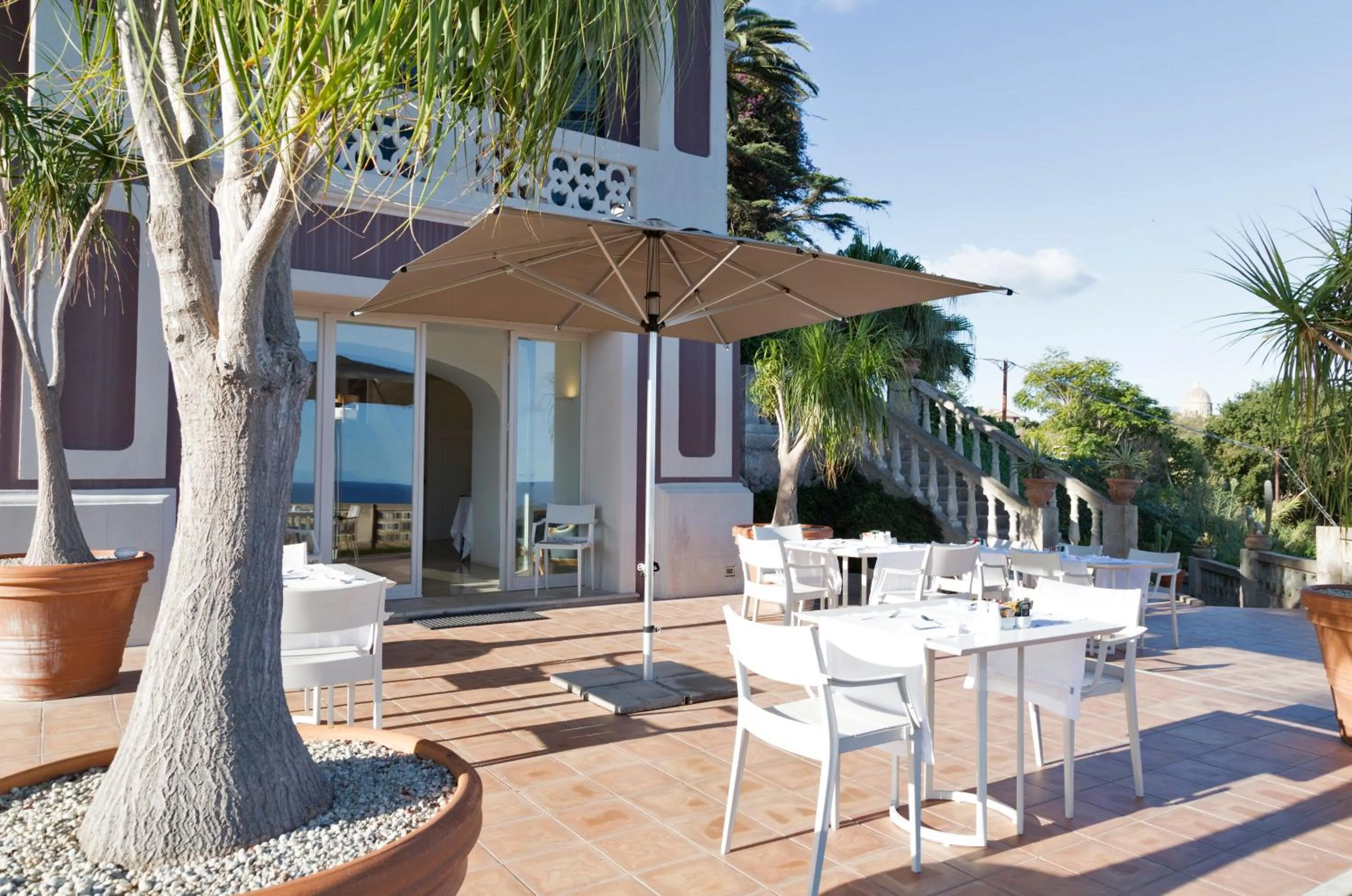 Garden view in Villa Paola