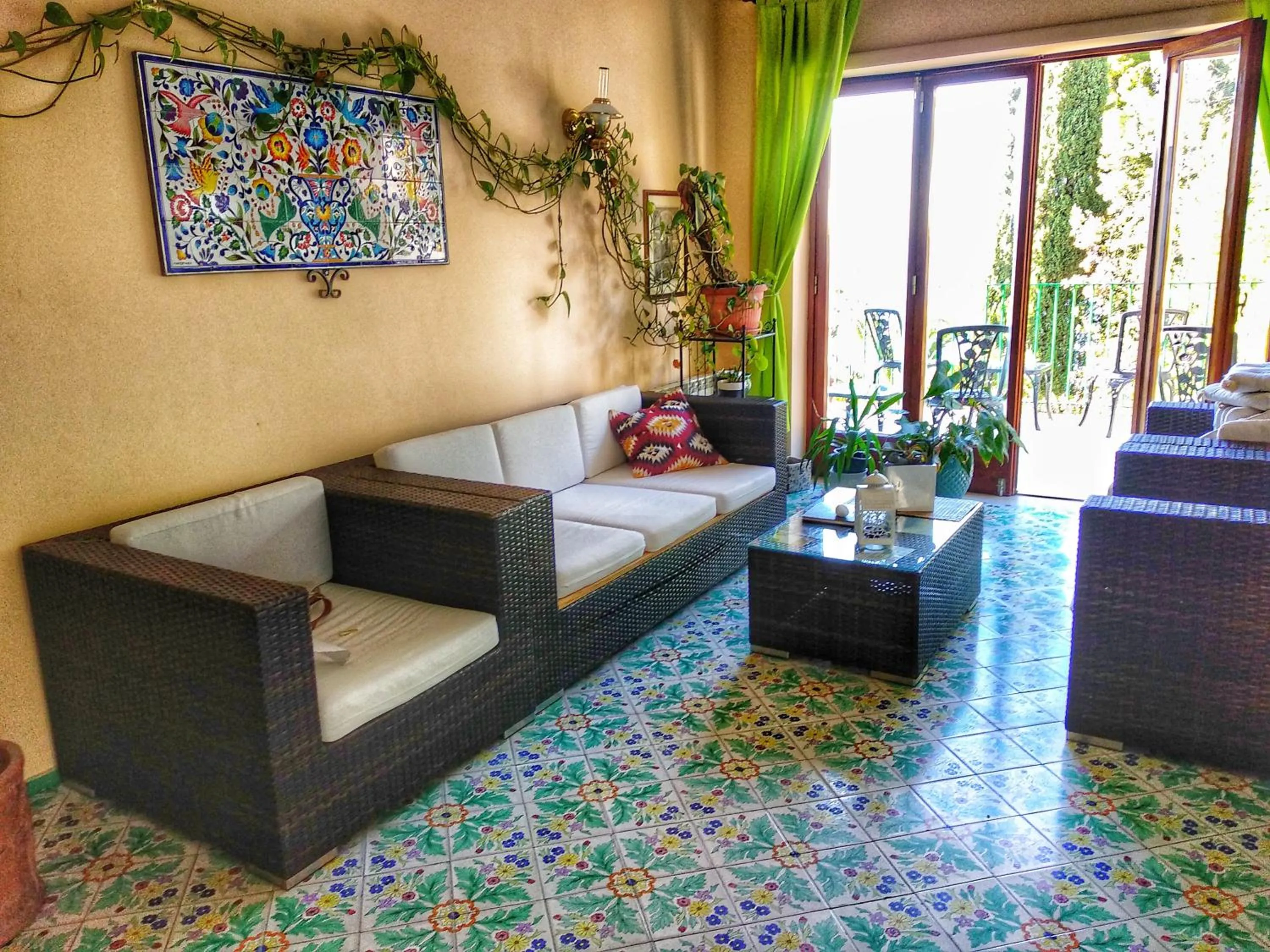 Living room in Hotel Desiree