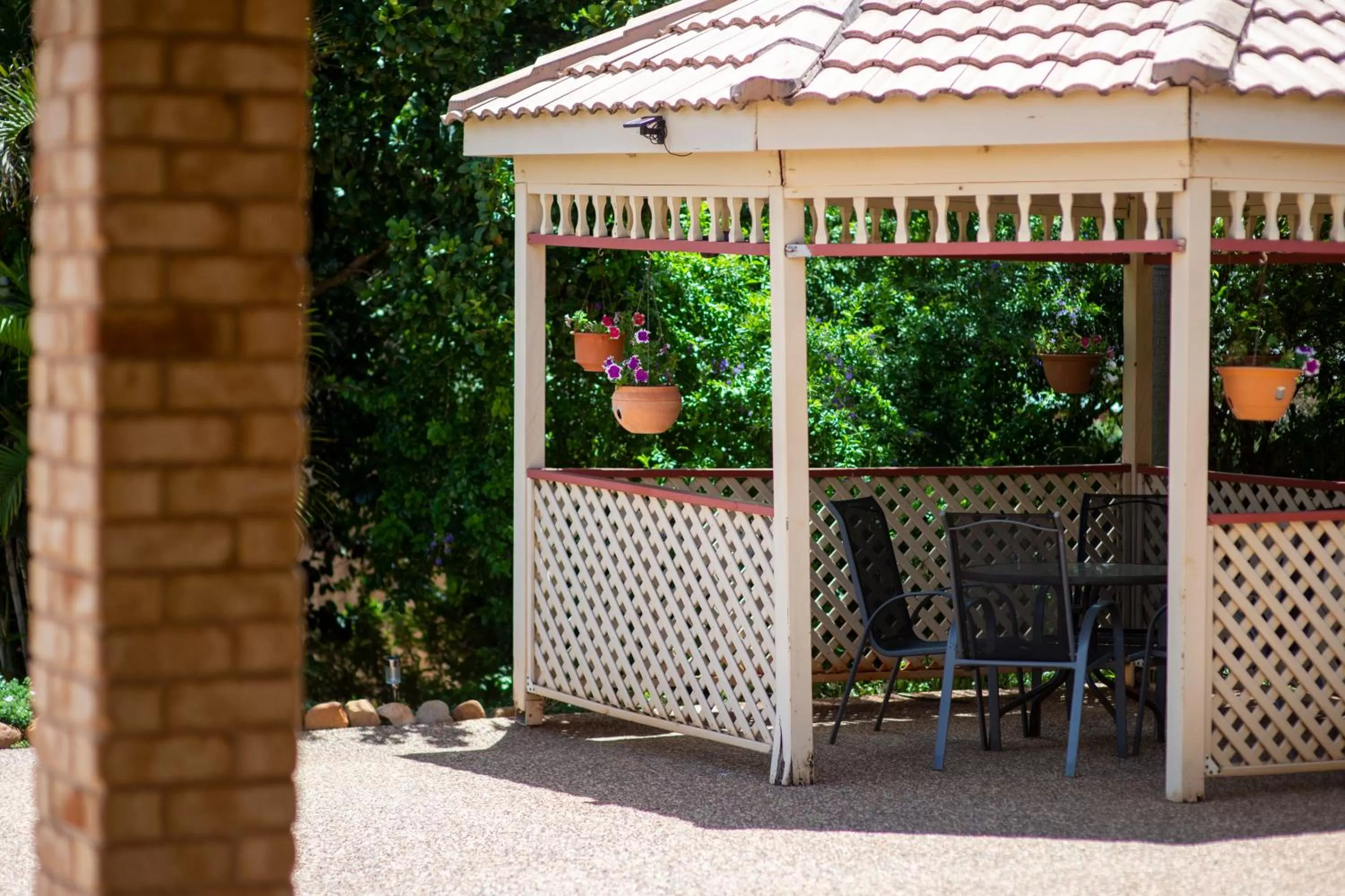 Garden in Highlander Motor Inn