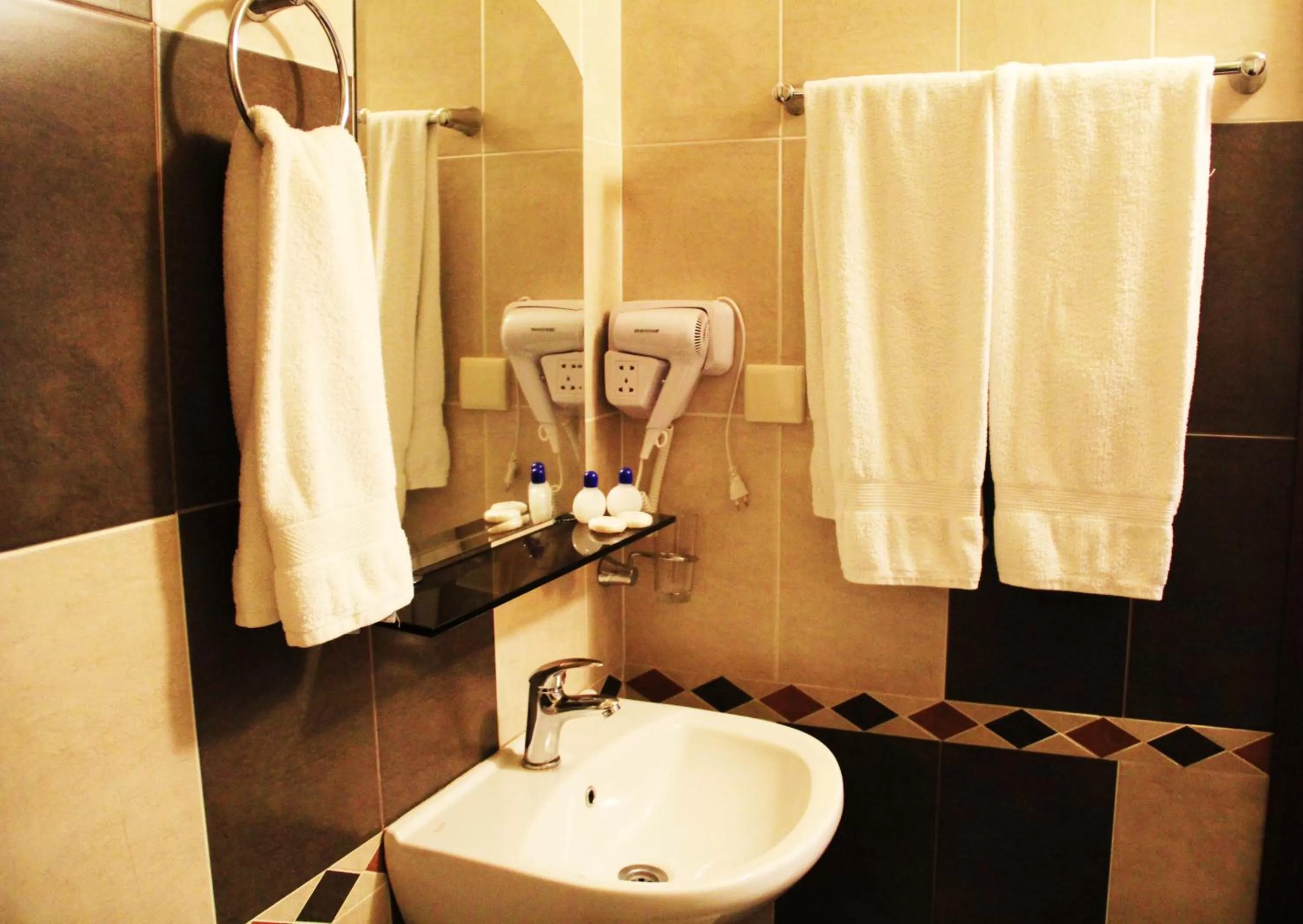 Bathroom in Hotel Diavolo