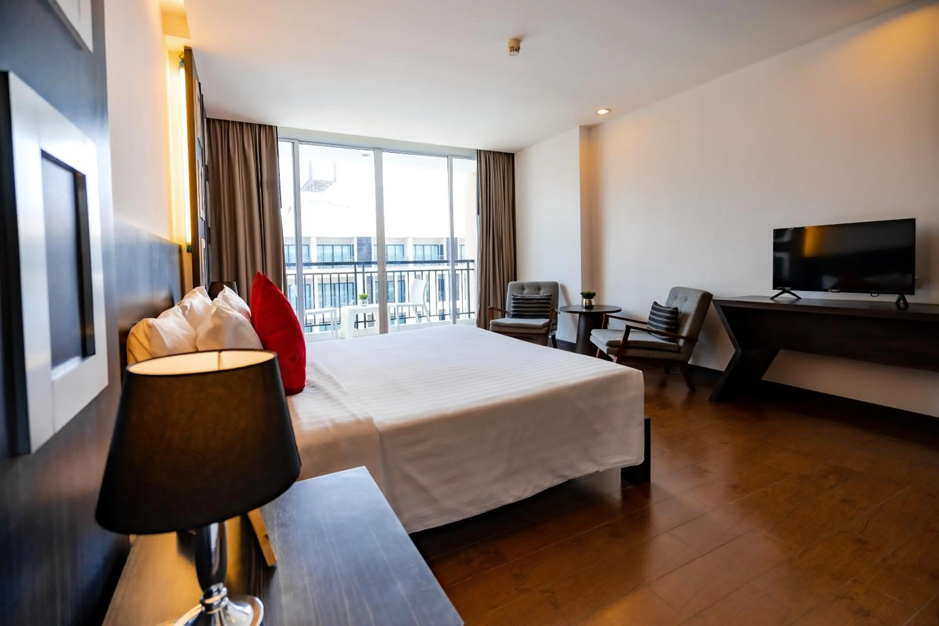 Bed in Hotel J Pattaya