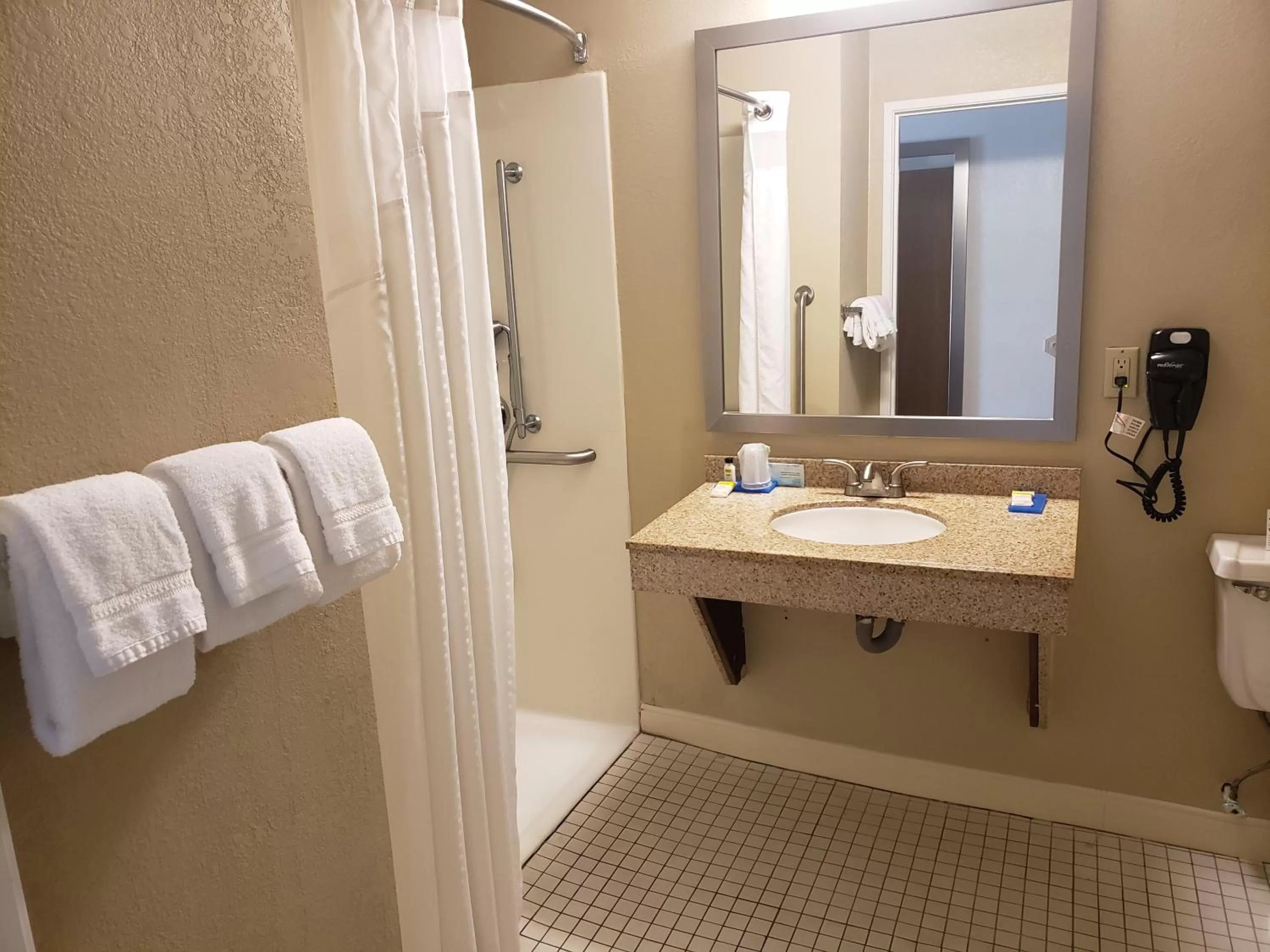 Bathroom in Holiday Inn Express Hotel Pittsburgh-North/Harmarville by IHG