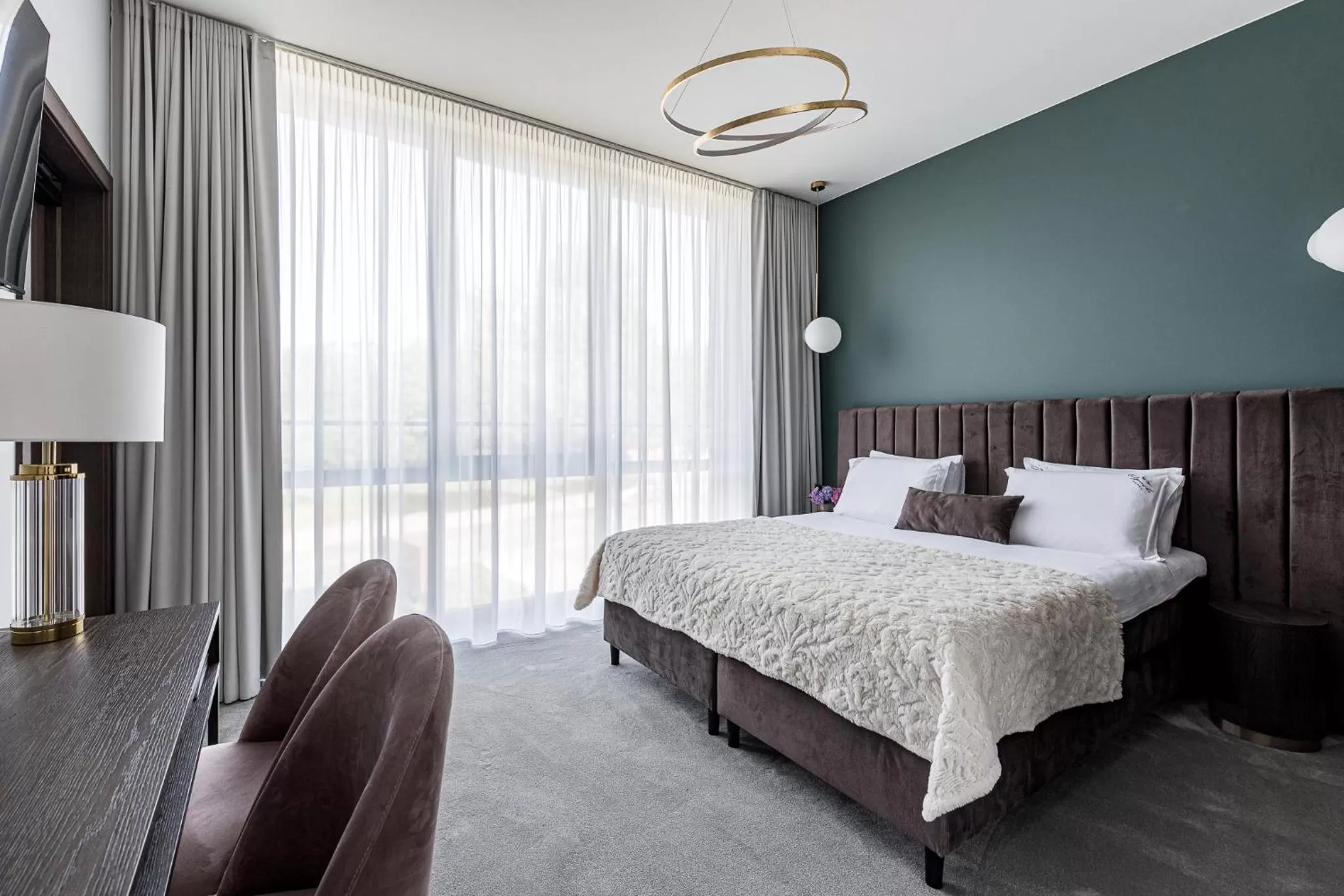 Bed in Oginski Hotel