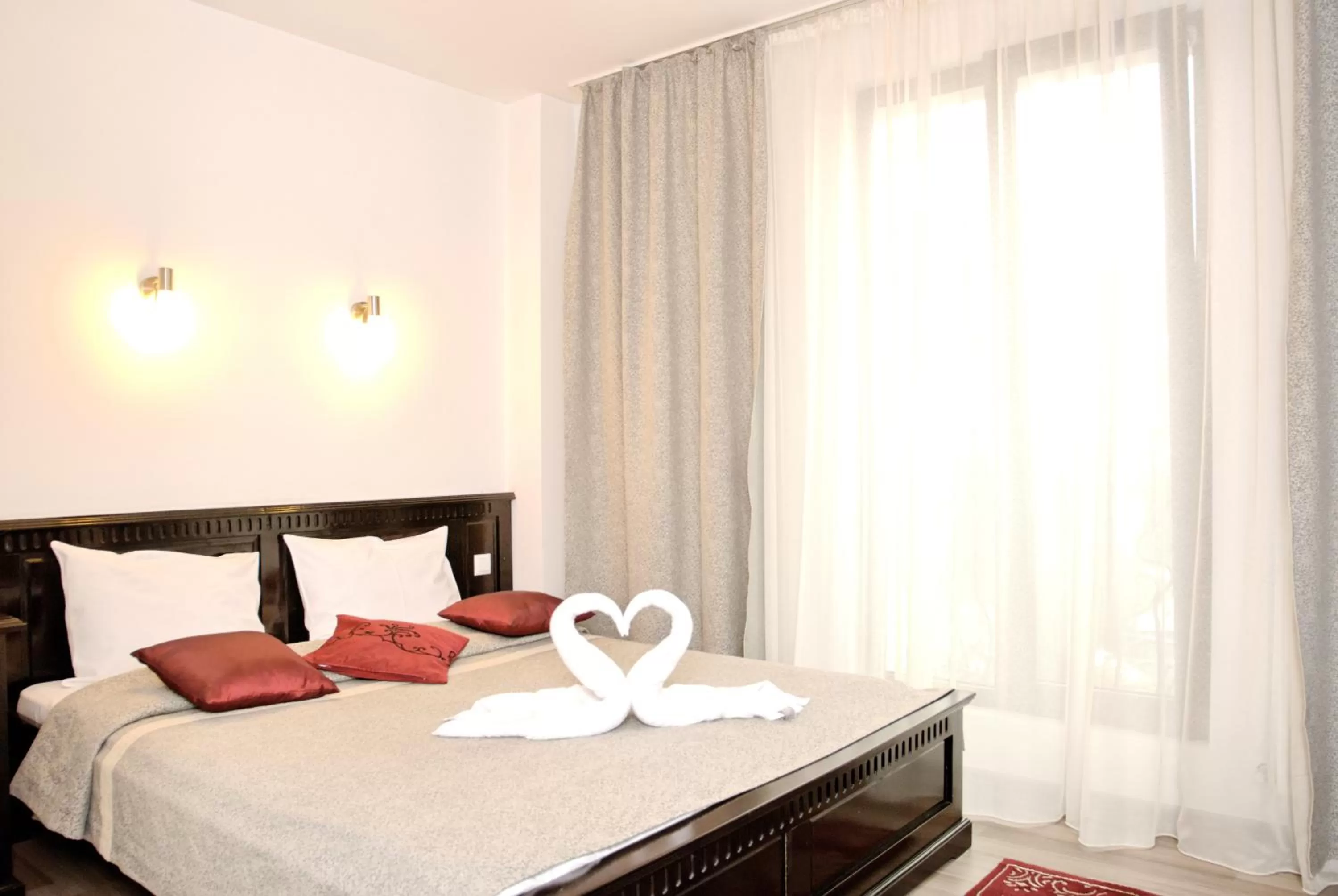 Decorative detail, Bed in Hotel Belleville