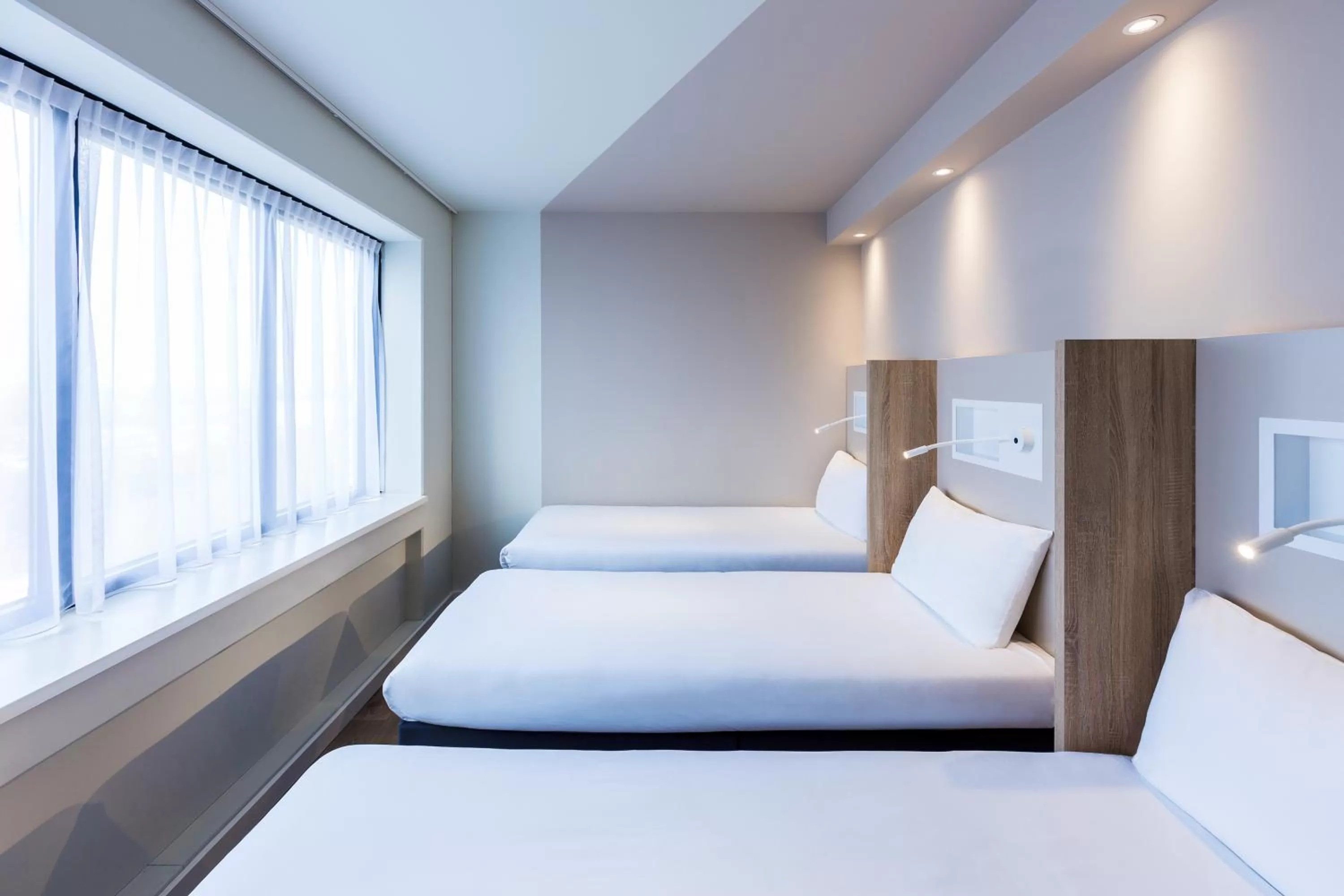 Bedroom, Bed in ibis budget Amsterdam City South