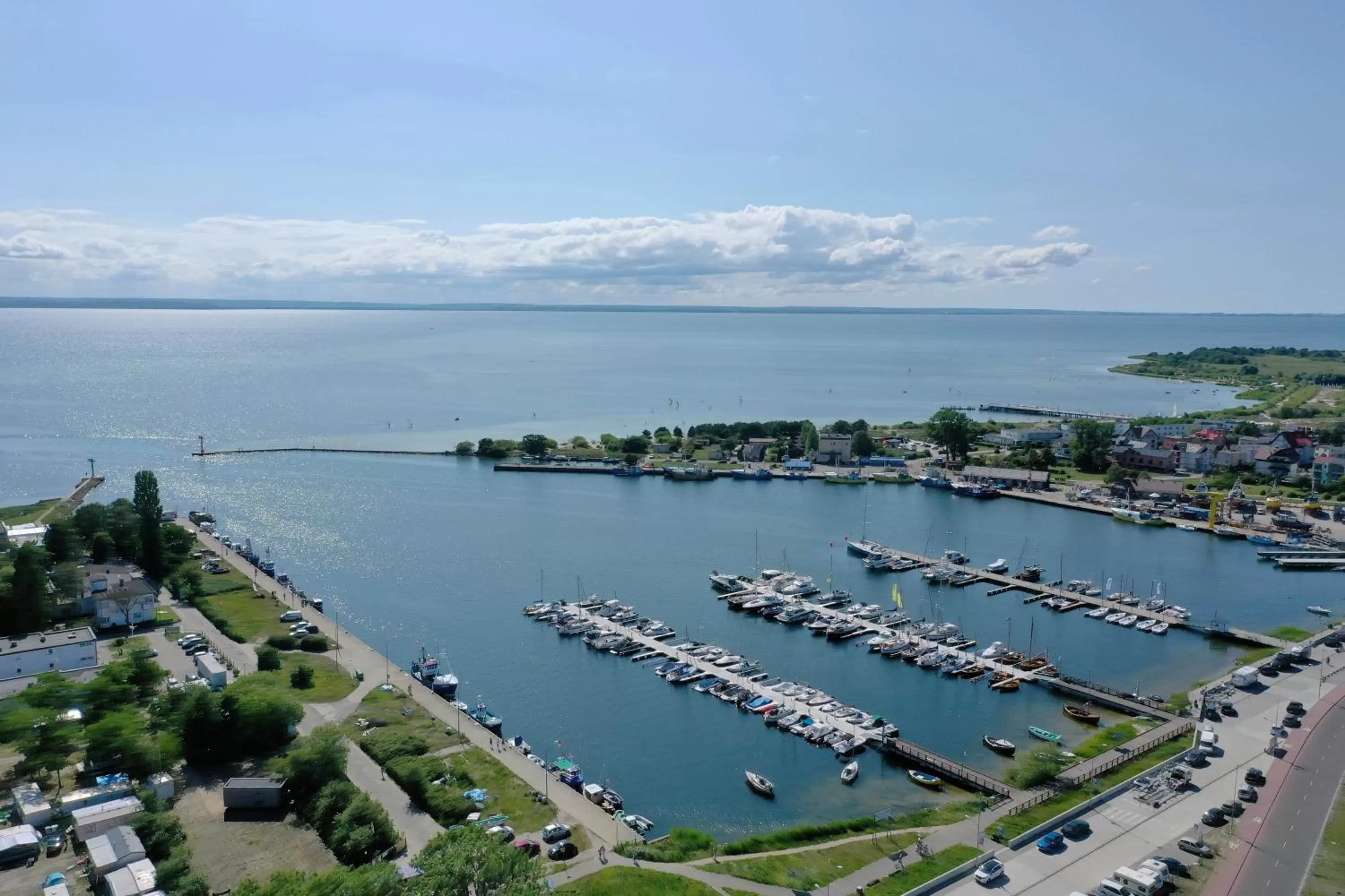 Sea view, Bird's-eye View in Pensjonat & Restauracja Admirał