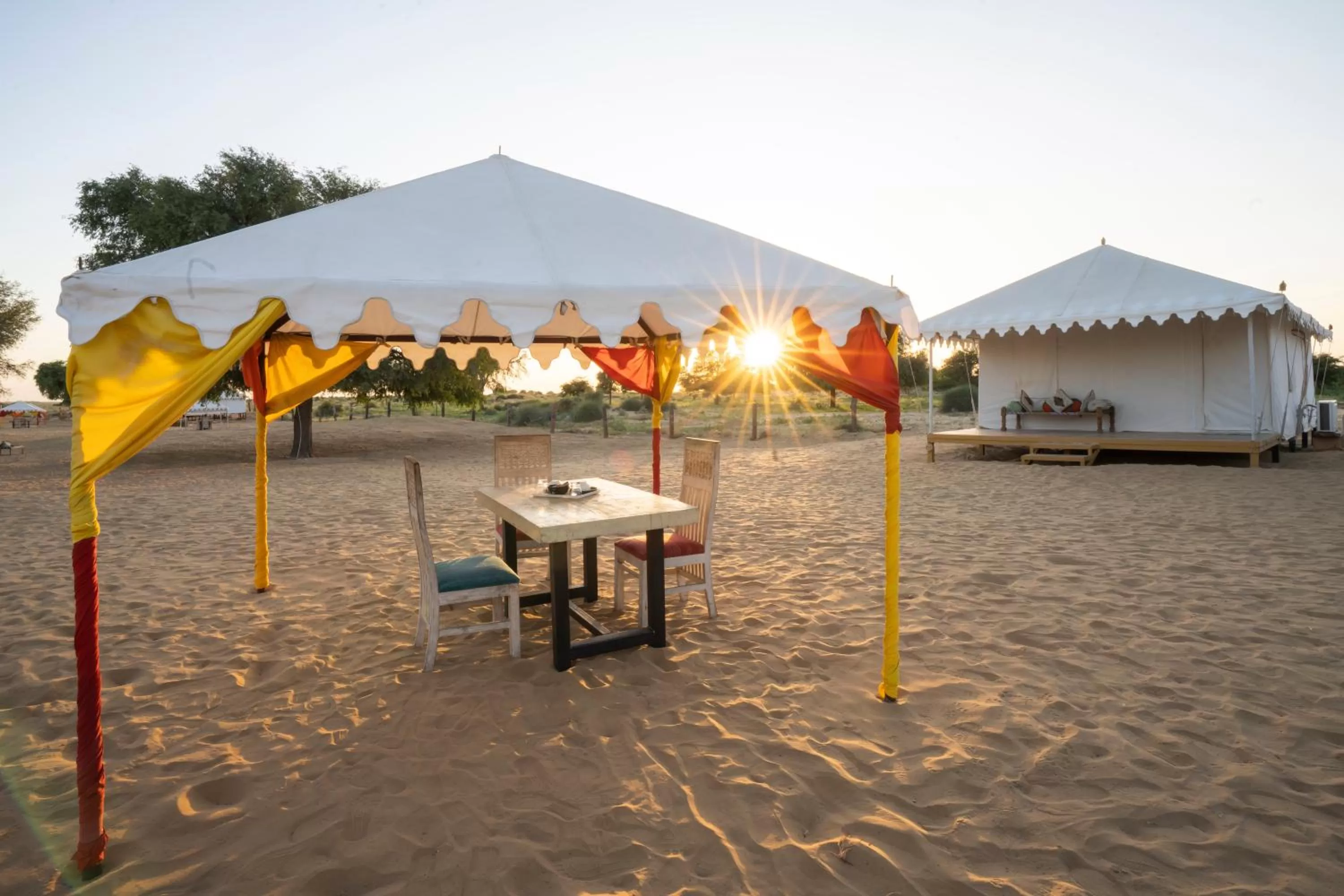 Natural landscape in Helsinki Desert Camp
