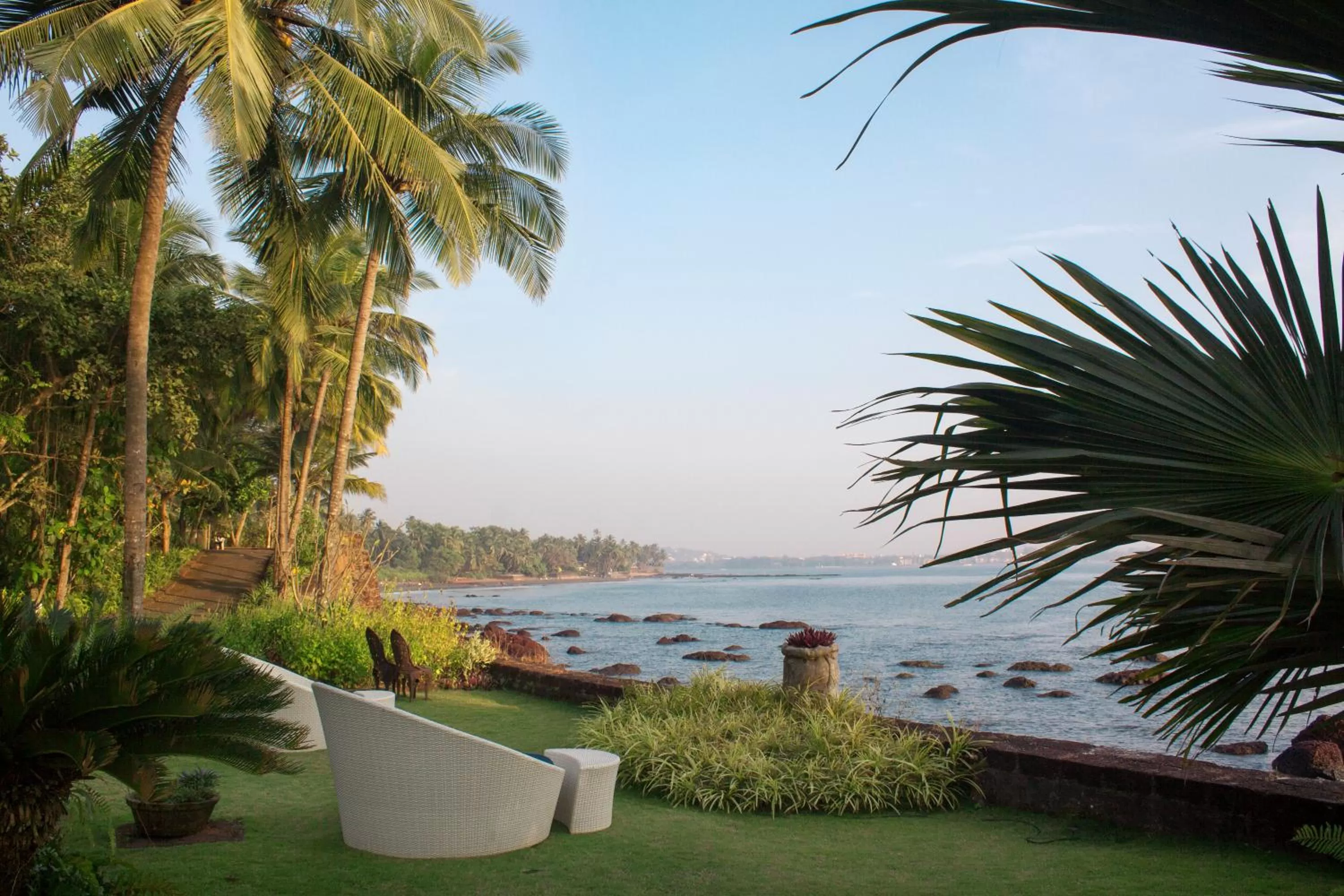 Garden view in Ahilya By The Sea
