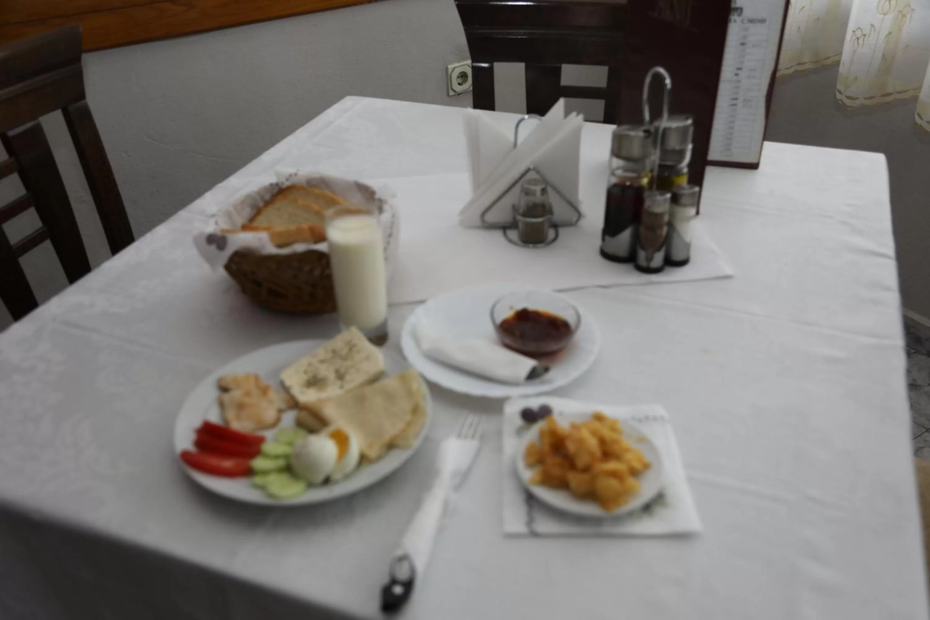 Breakfast in Hotel Villa Kabashi