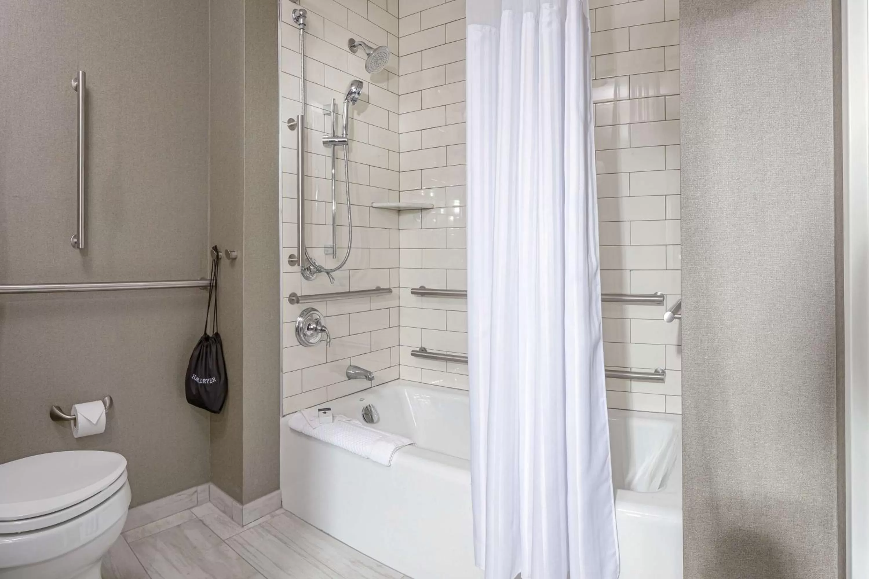 Bathroom in DoubleTree by Hilton Boston-Rockland