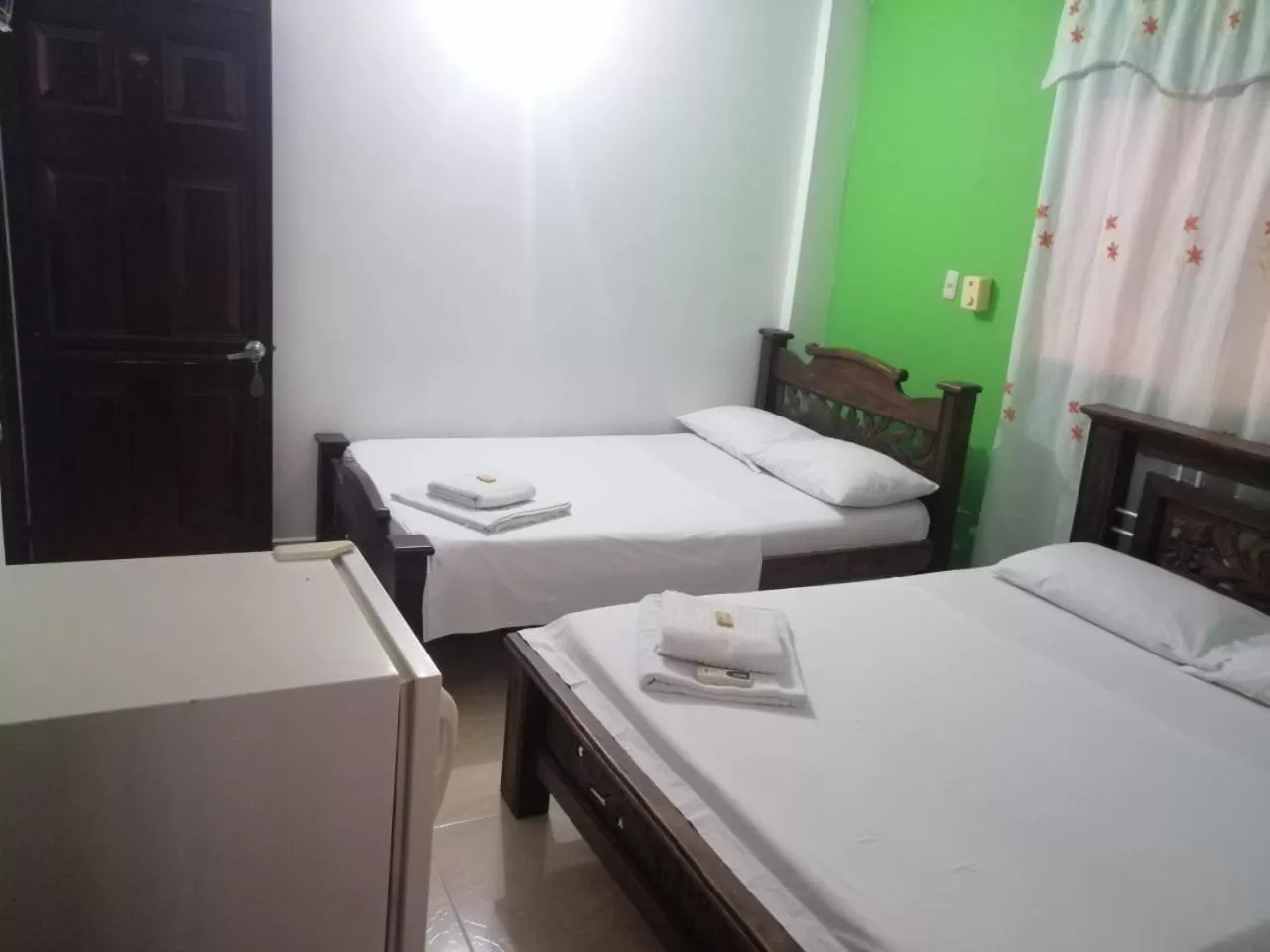 Bed in Hotel Mansión del Cesar