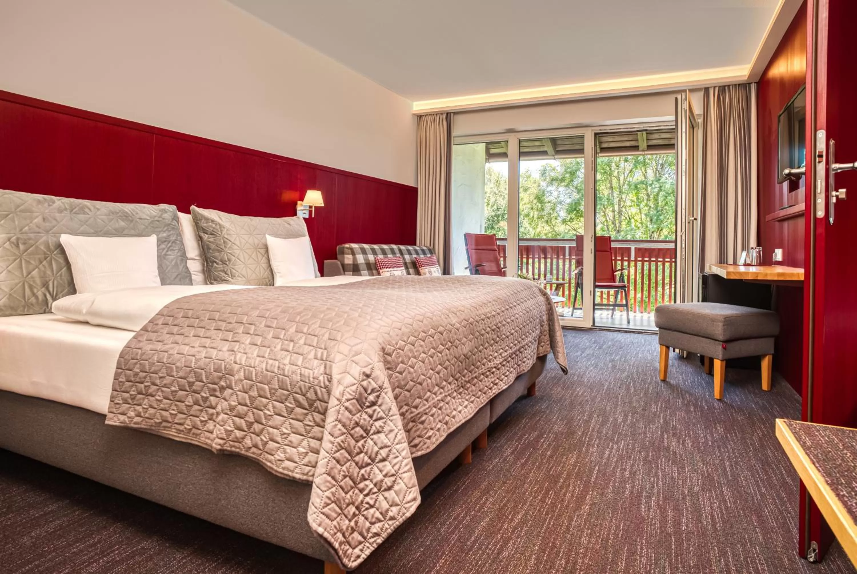 Bed in Landhaus Sommerau