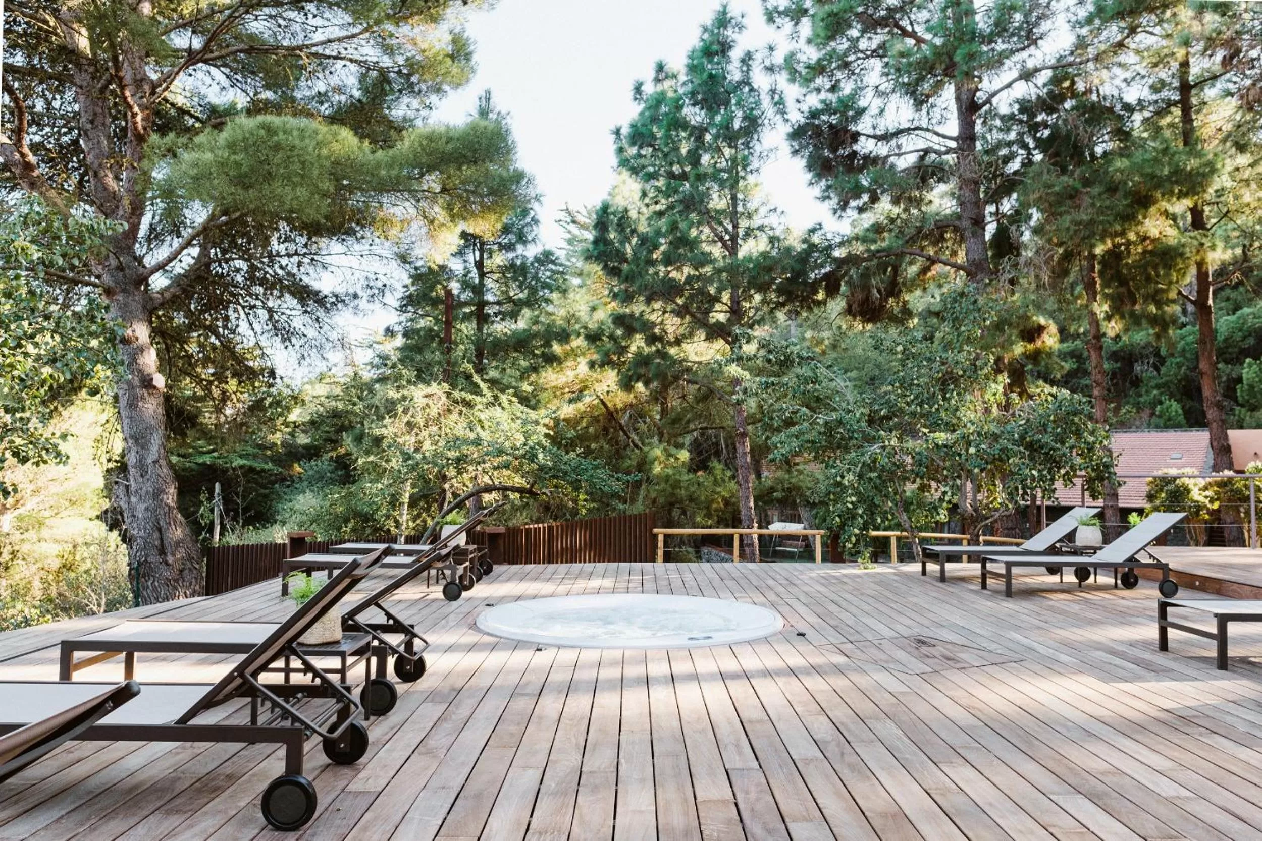 Hot Tub in Hotel Rural Ohana